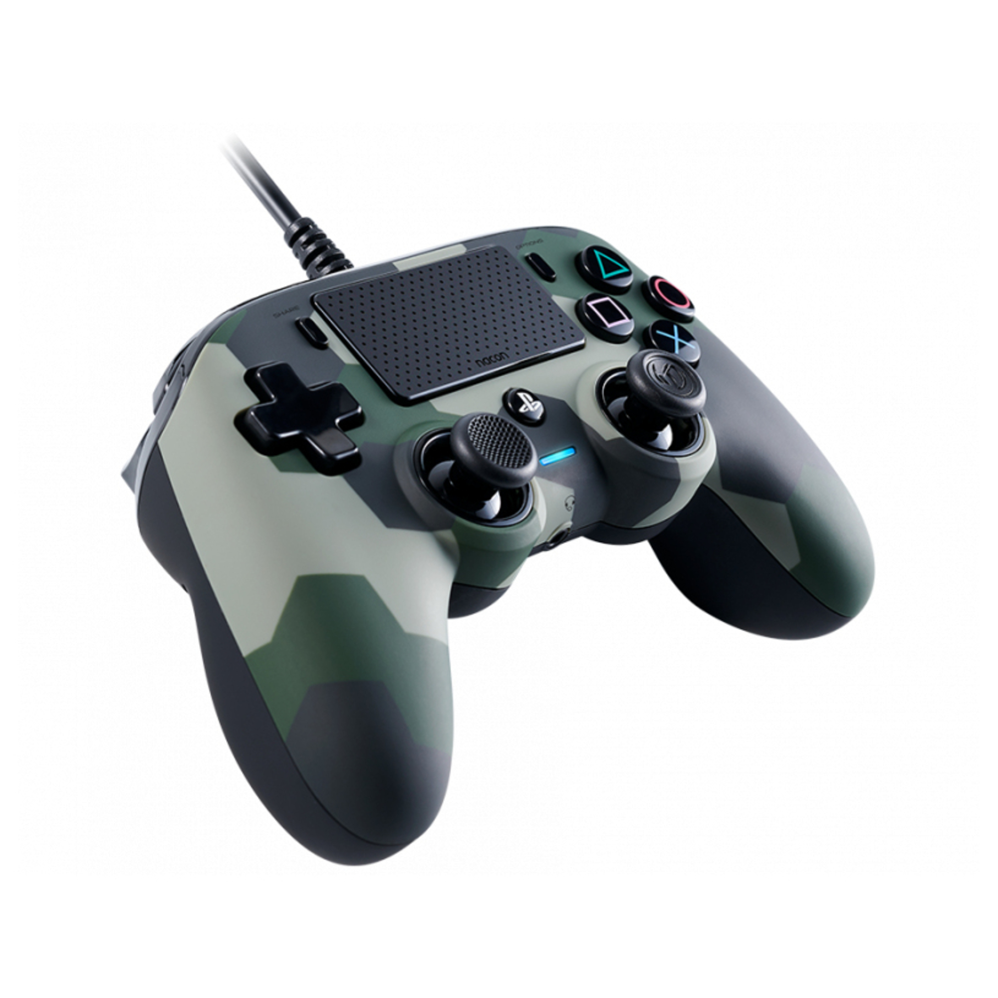 NACON Wired Compact Camouflage USB Manette de jeu Analogique/Numérique PC, PlayStation 4 - Neuf