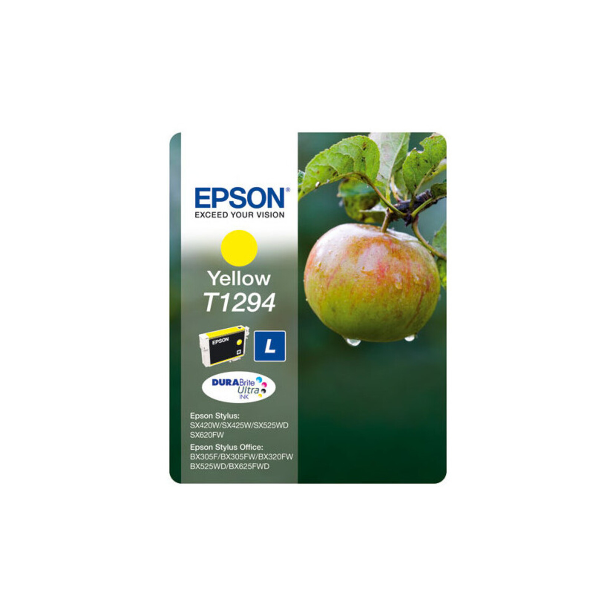 Epson T1294 7 ml jaune original blister cartouche d'encre pour Stylus SX230 SX235 SX430 SX438 WorkForce WF 3010 3520 3530 3540 7015 7515 7525 - vue 2