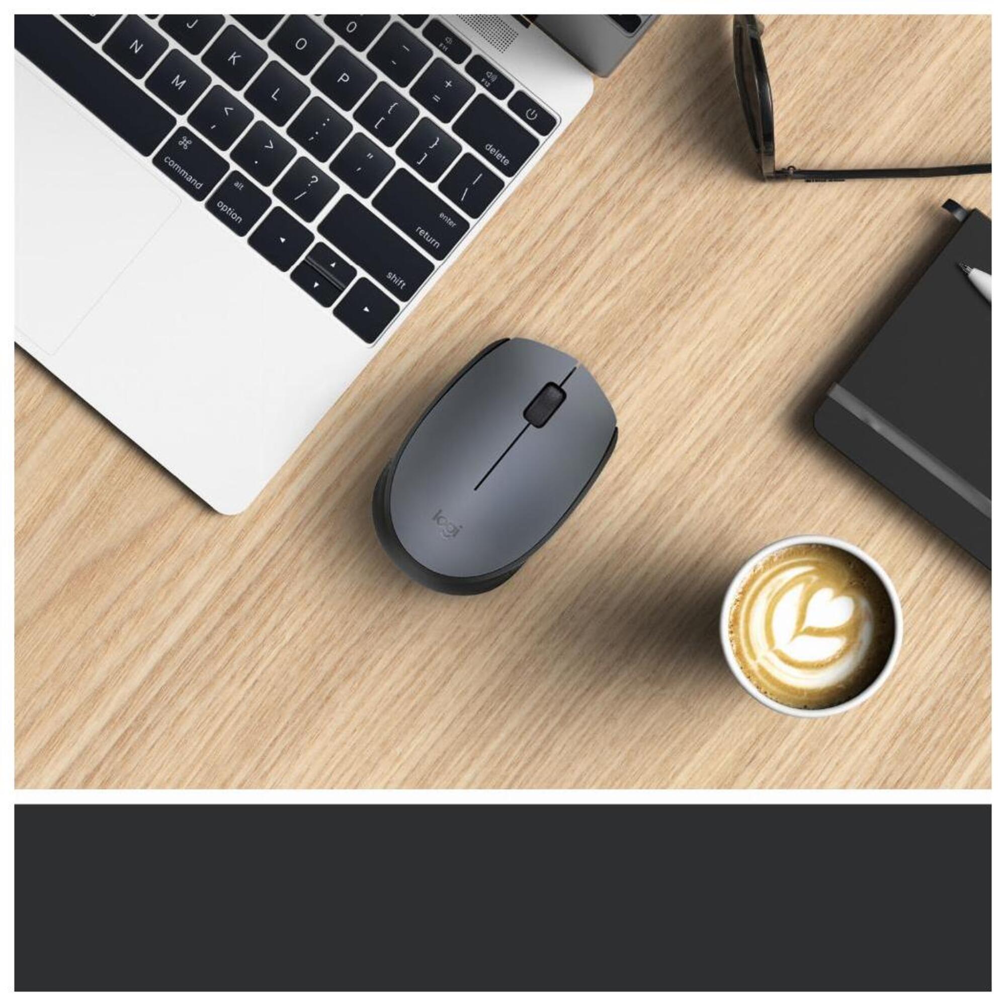 Logitech M170 Grey-K souris Ambidextre RF sans fil Optique 1000 DPI - Neuf