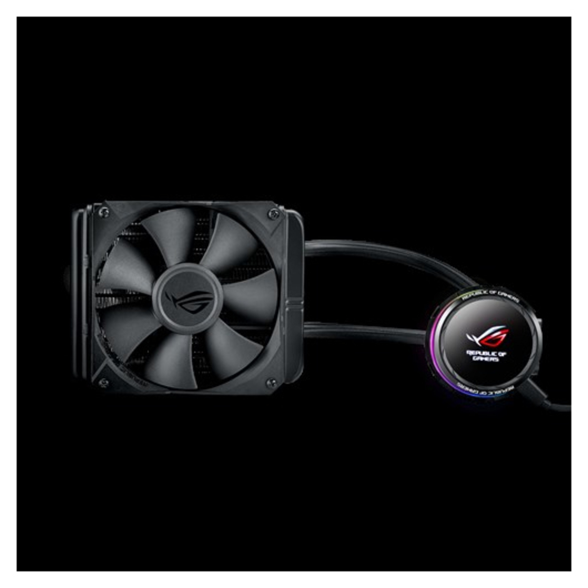 ASUS ROG RYUO 120 Processeur Refroidisseur de liquide tout-en-un 12 cm Noir 1 pièce(s) - Neuf