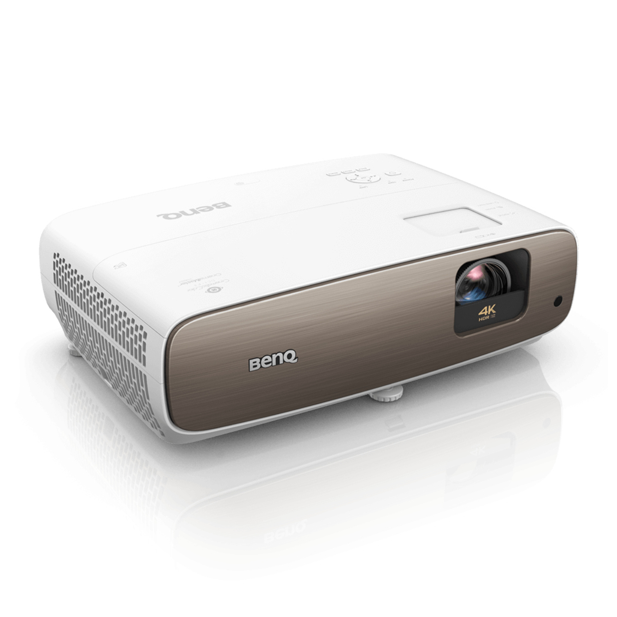 BenQ W2700 vidéo-projecteur Projecteur à focale standard 2000 ANSI lumens DLP 2160p (3840x2160) Compatibilité 3D Marron, Blanc - Neuf