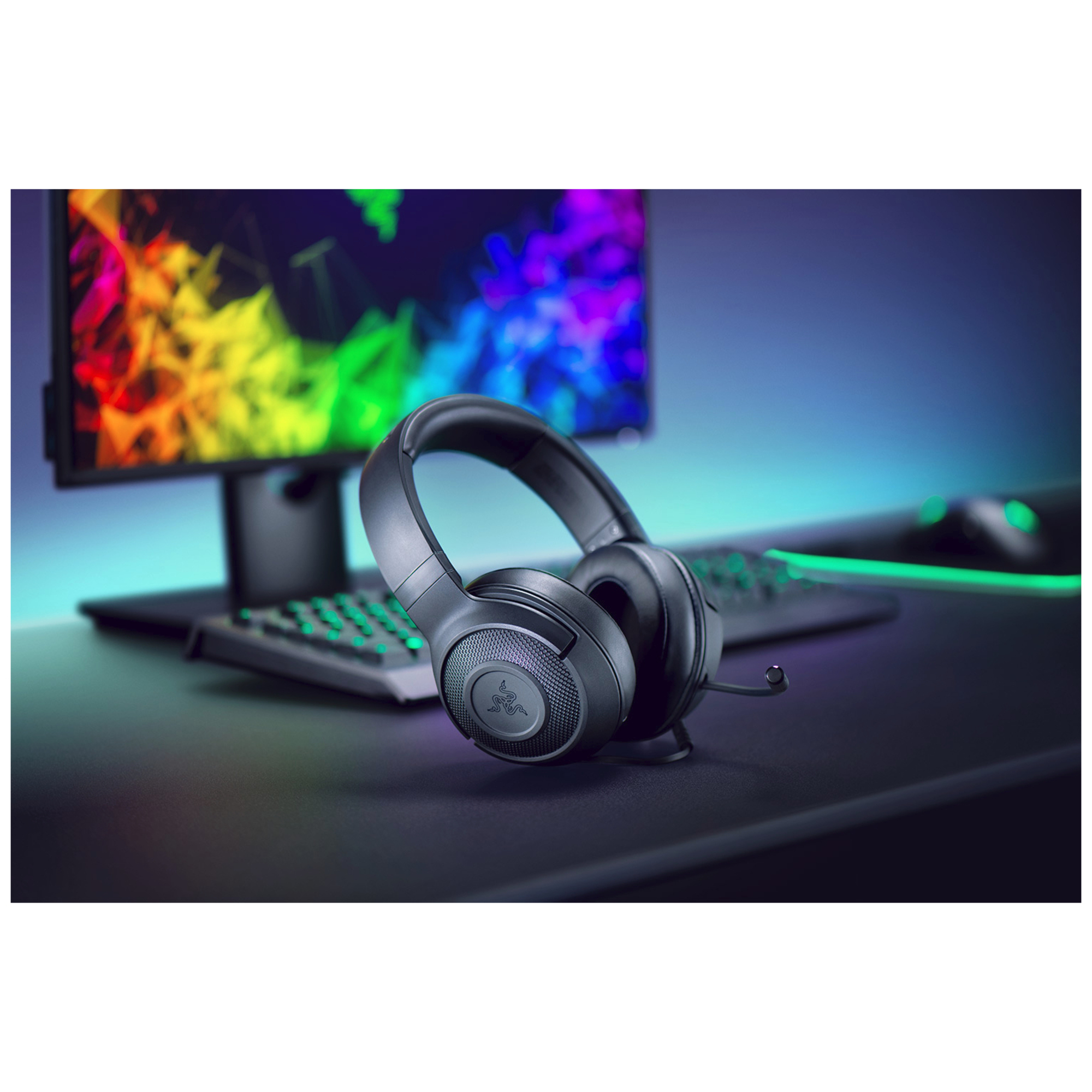 Razer Kraken X Lite Casque Avec fil Arceau Jouer Noir - Neuf