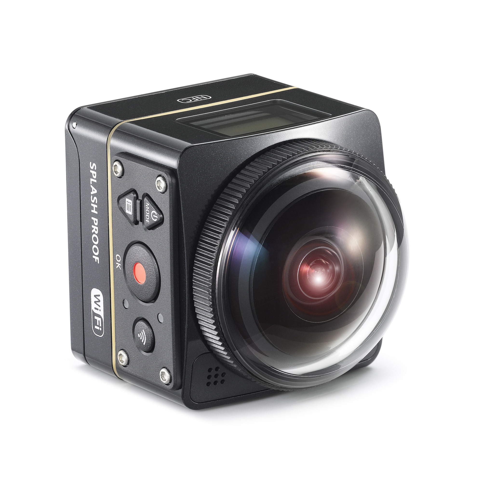 KODAK Pixpro SP360 4K Action Cam Noir - Pack Explorer - Caméra numérique 360° - Vidéo 4K - Accessoires inclus - Neuf