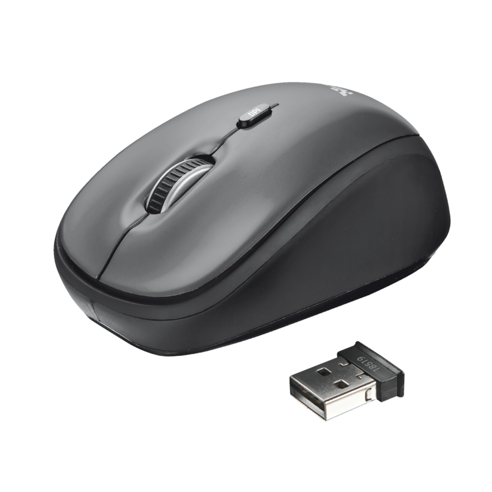 Souris Trust Yvi – RF Sans Fil, Optique, 1600 DPI