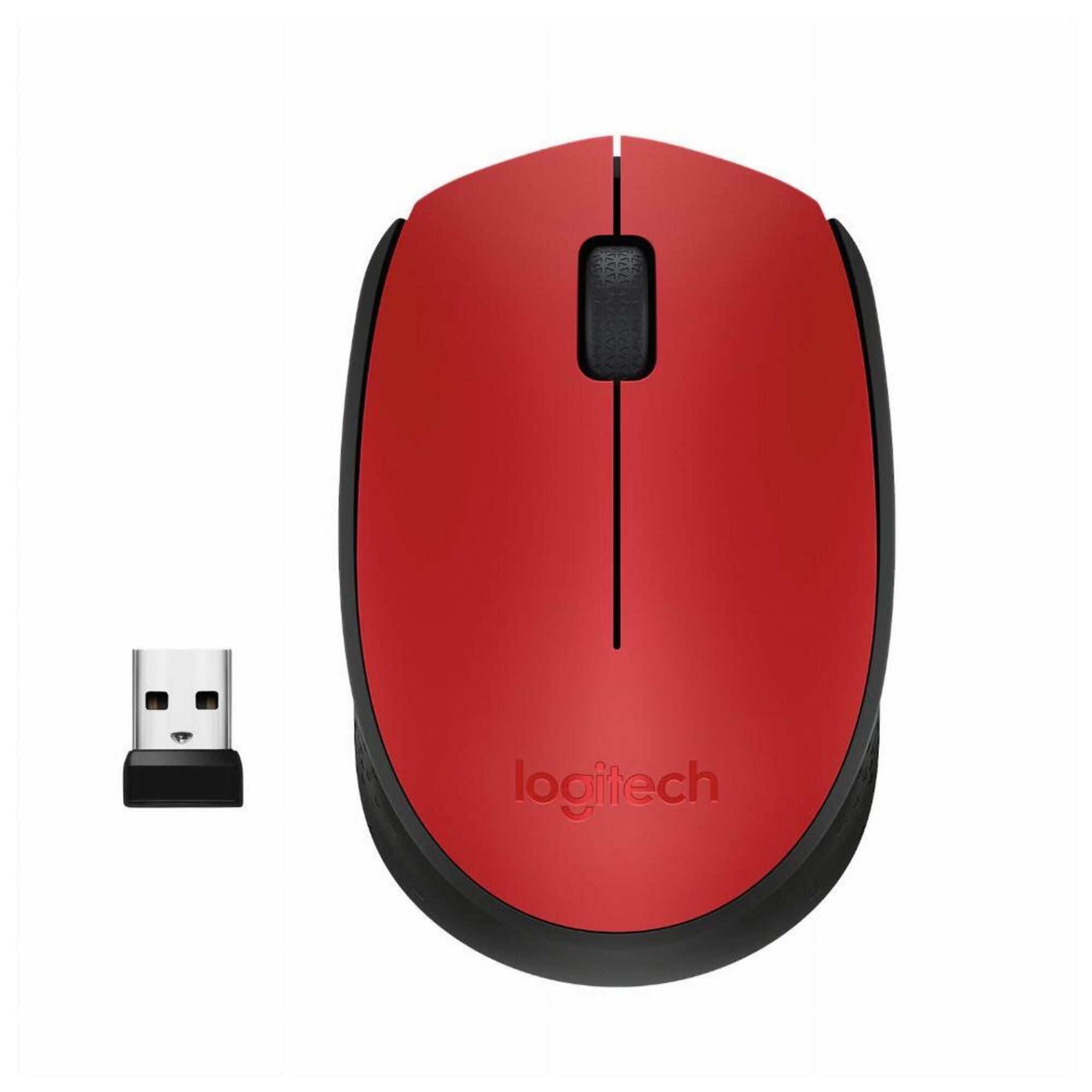 Logitech M171 Red-K souris Ambidextre RF sans fil Optique 1000 DPI - Neuf