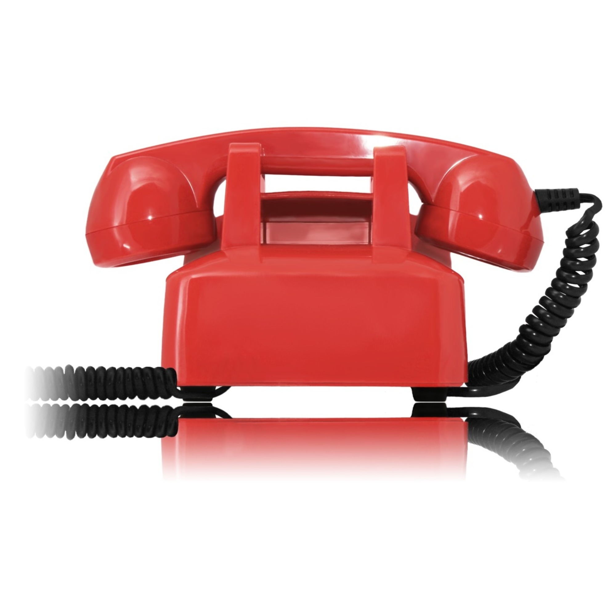 Téléphone fixe filaire rétro vintage avec cadran rotatif - Neuf