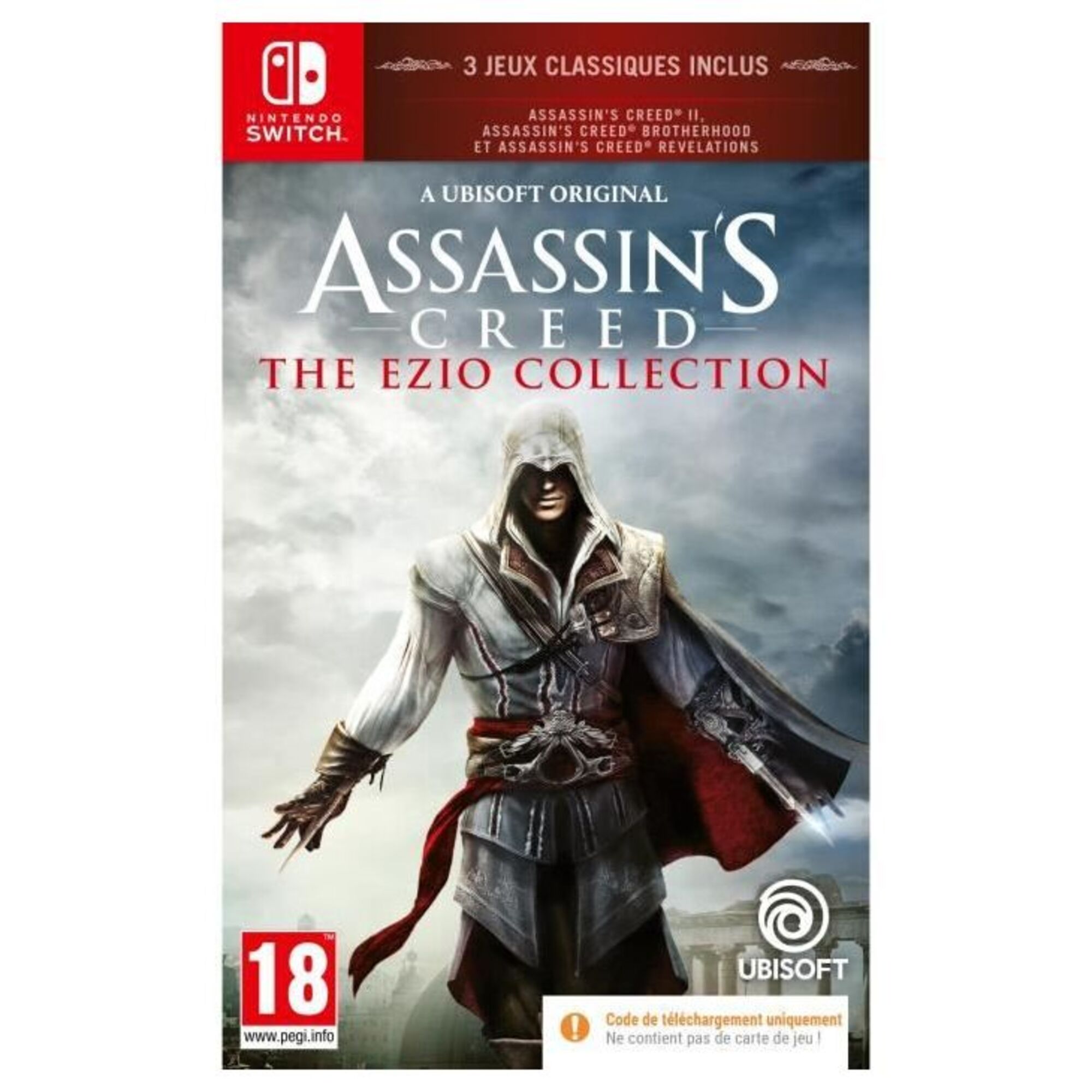 ASSASSIN'S CREED THE EZIO COLLECTION CODE IN BOX Jeu Switch - Neuf