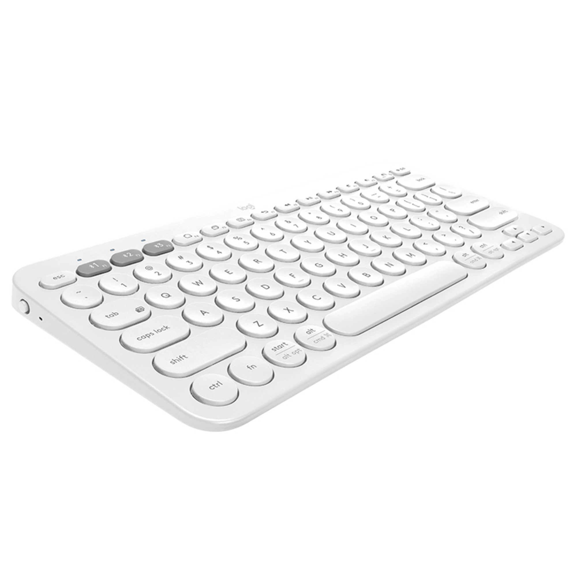 Logitech K380 Multi-Device clavier Universel Bluetooth QWERTZ Espagnole Blanc - Neuf