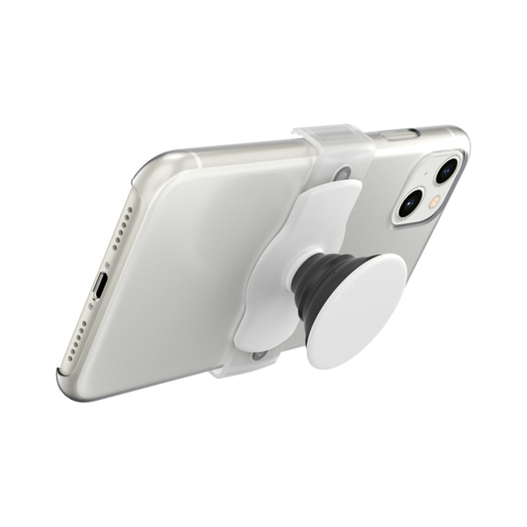 PopSockets PopGrip, Popgrip silde stretch Blanc - Neuf
