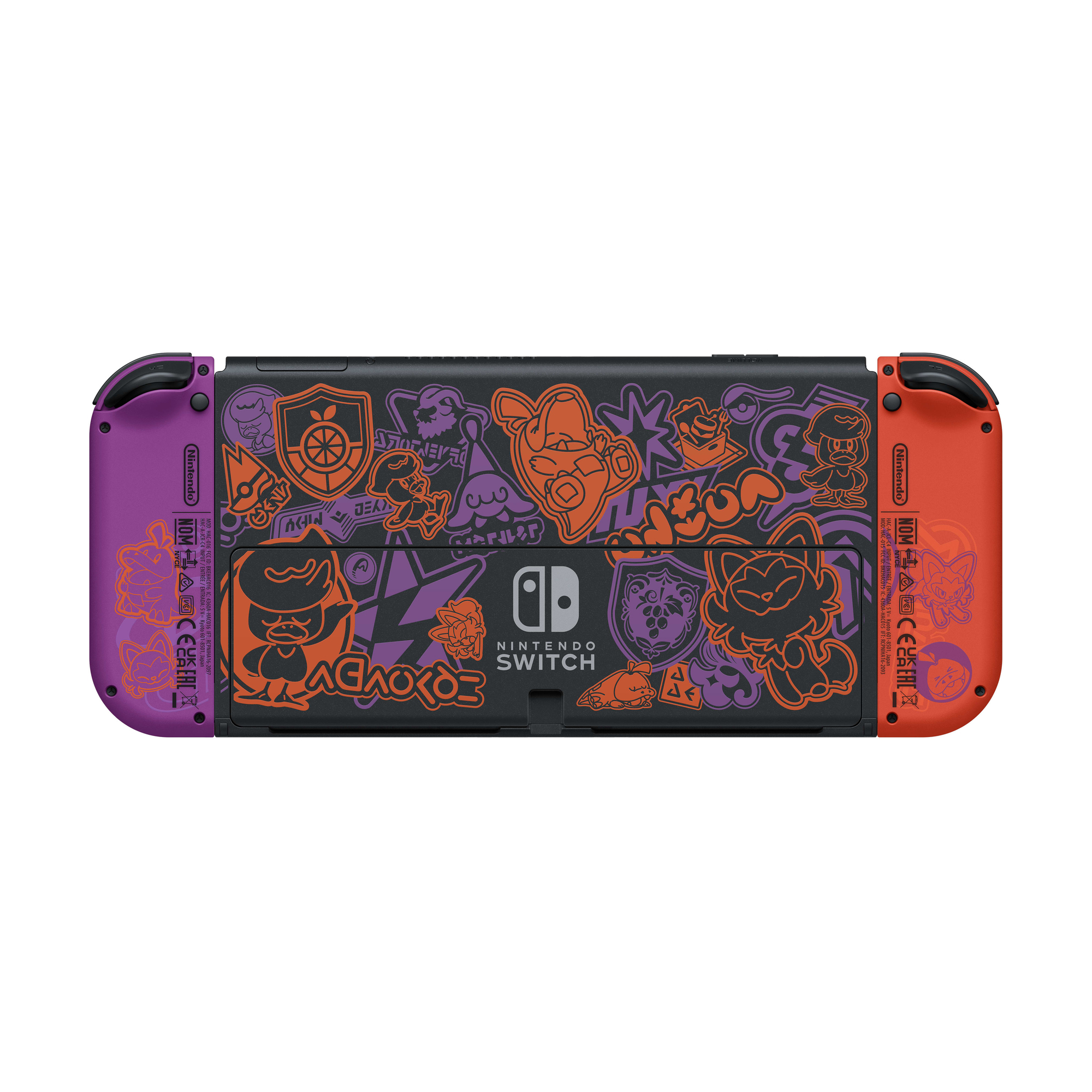 Switch Oled Ed. Pokémon Ecarlate & Violet Edition - Console de jeux portables 17,8 cm (7 ) 64 Go Écran tactile Wifi - Très bon état