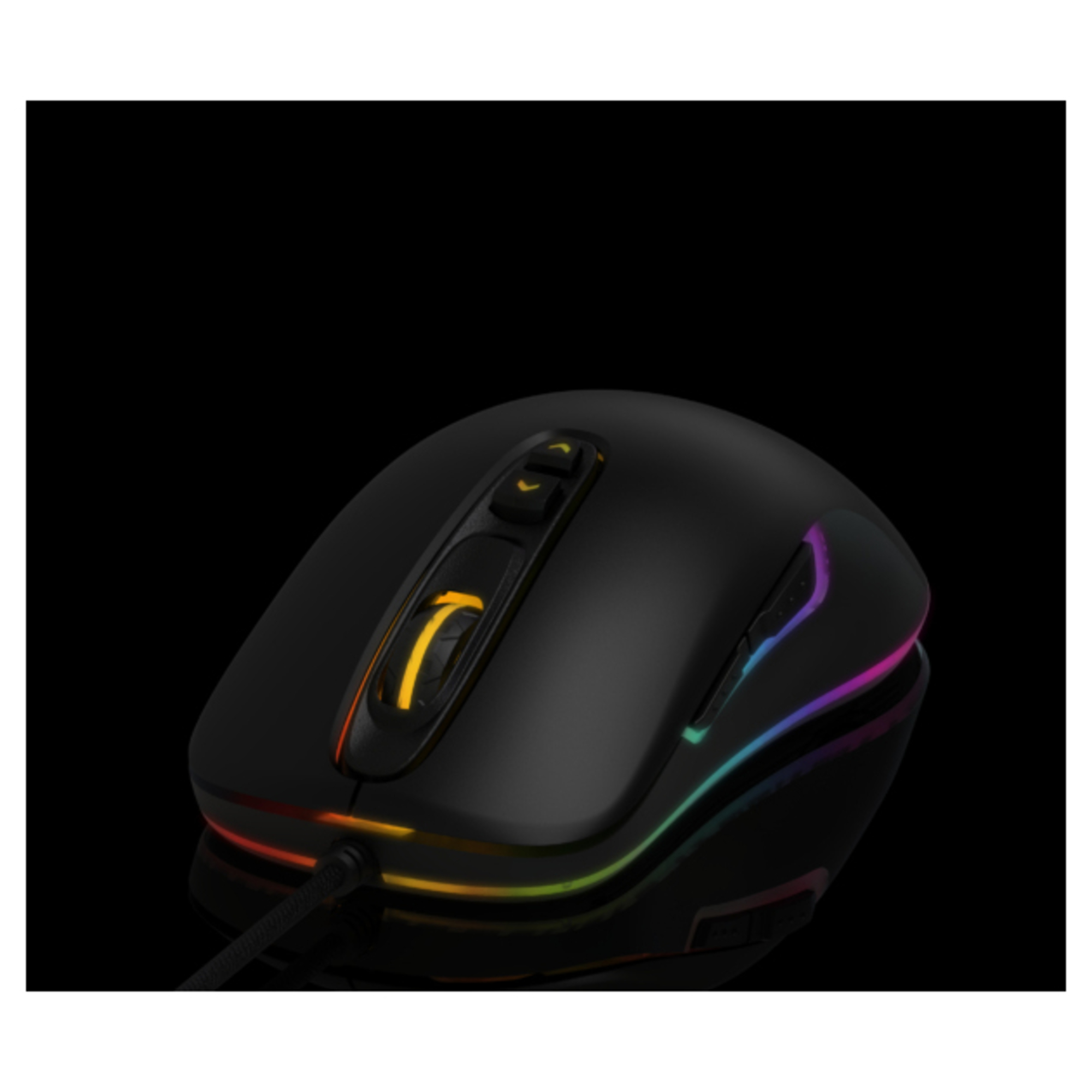 Souris QPAD DX-30 – Gaming Ambidextre, USB Type A, Opto Mécanique, 2800 DPI