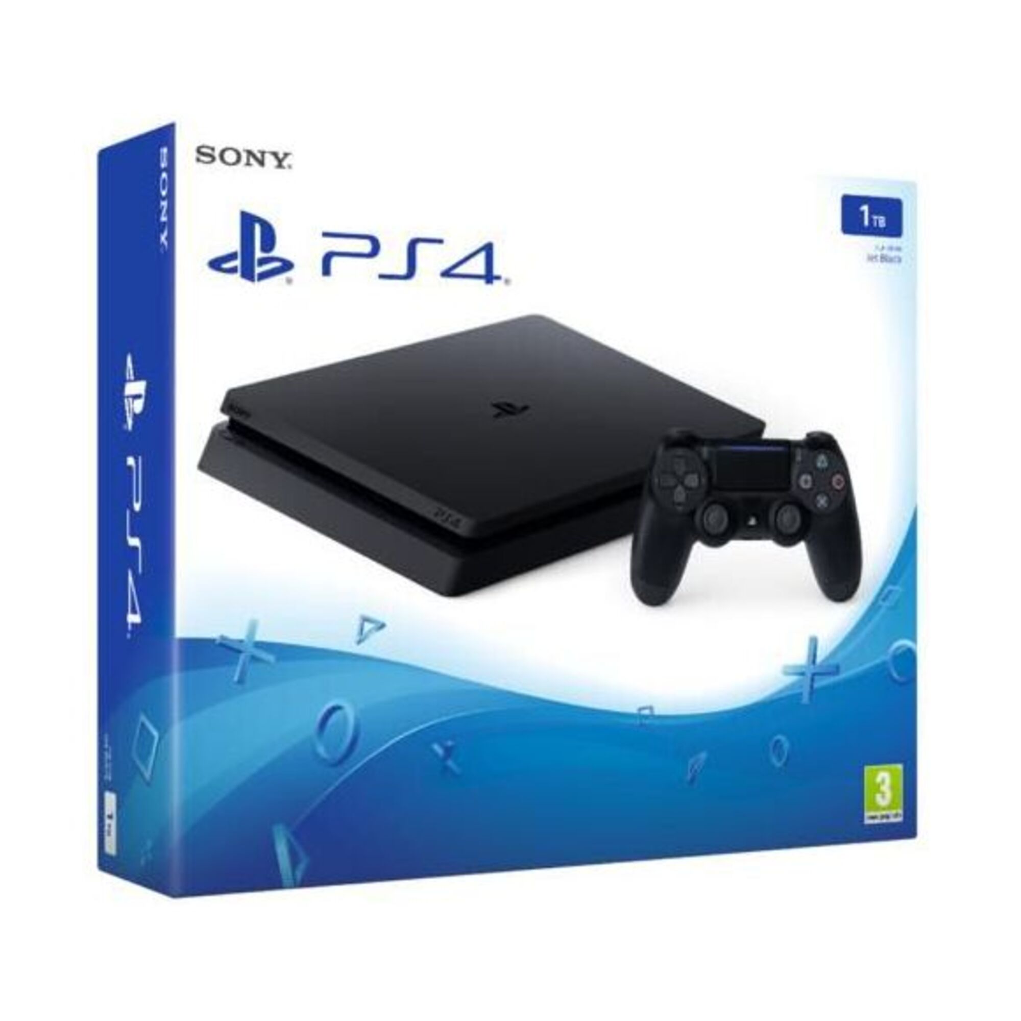 Playstation 4 Slim (1To) noire (PS4) - Bon état