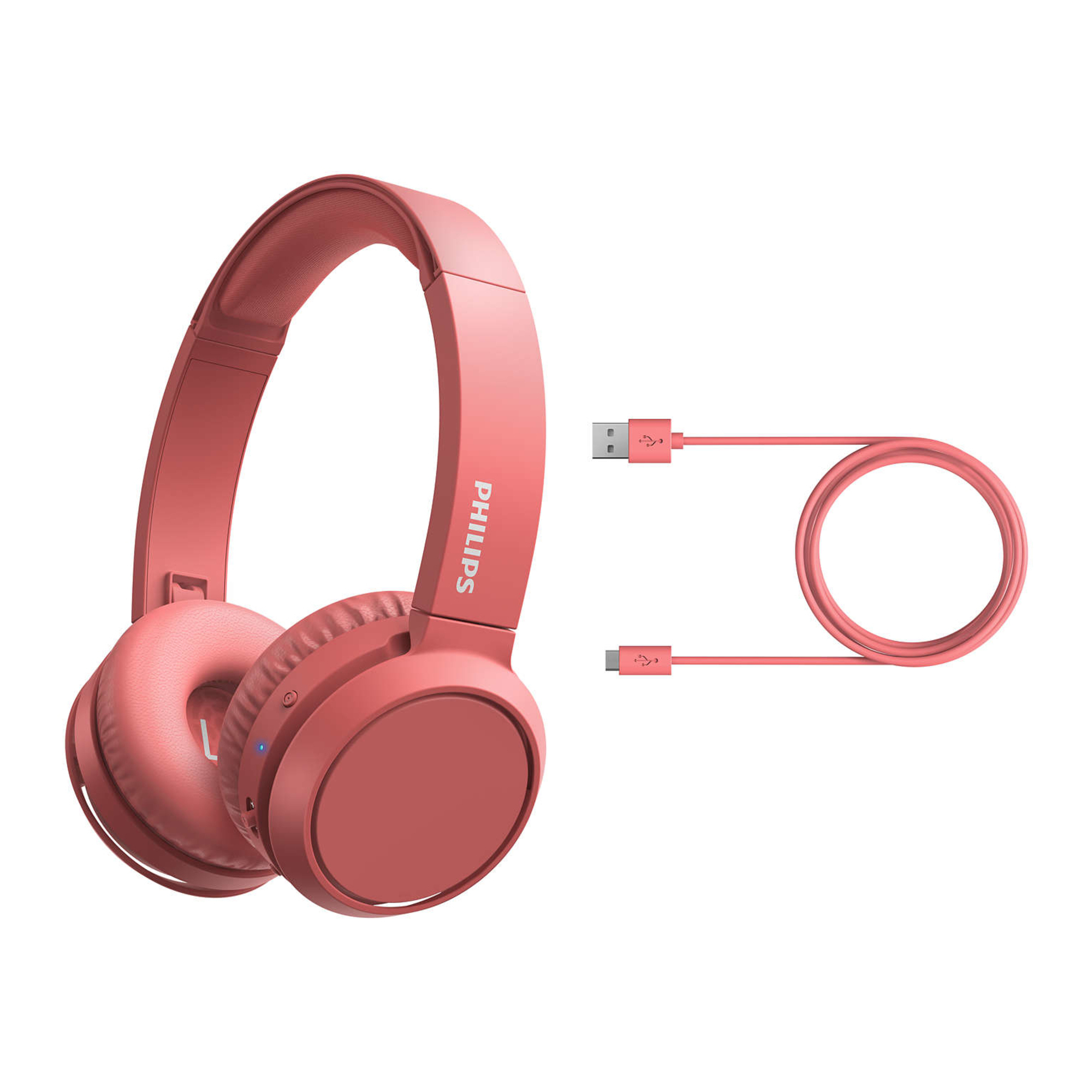 Philips - Casque sans fil - Supra aural, Rouge - Neuf