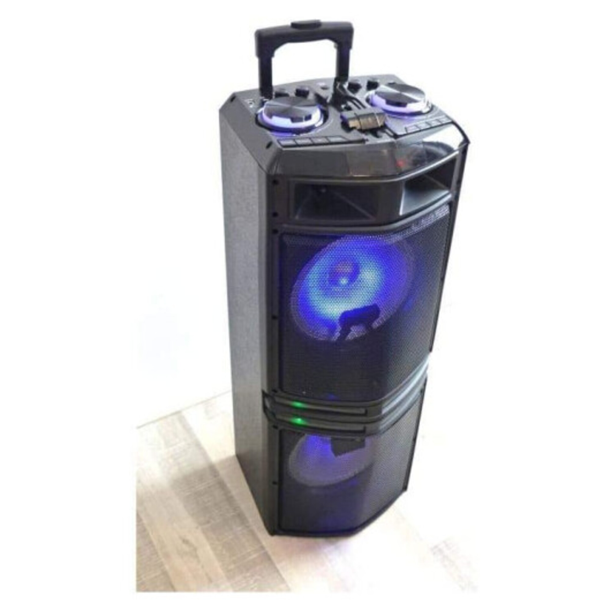 Enceinte lumineuse karaoké INOVALLEY MS02 N Bluetooth 5.0 - vue 3