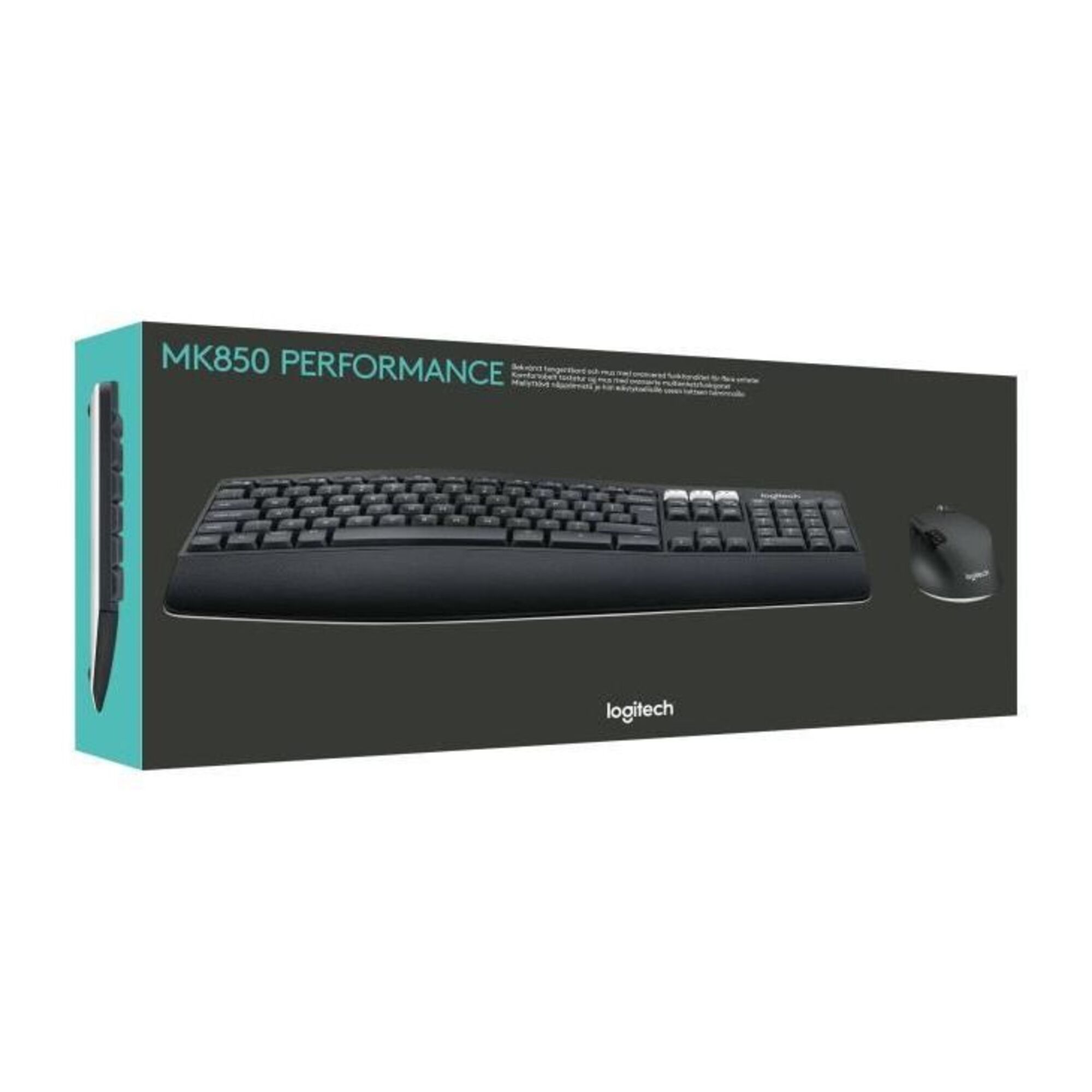 Logitech MK850 Performance clavier Souris incluse Universel RF sans fil + Bluetooth AZERTY Français Noir - Neuf