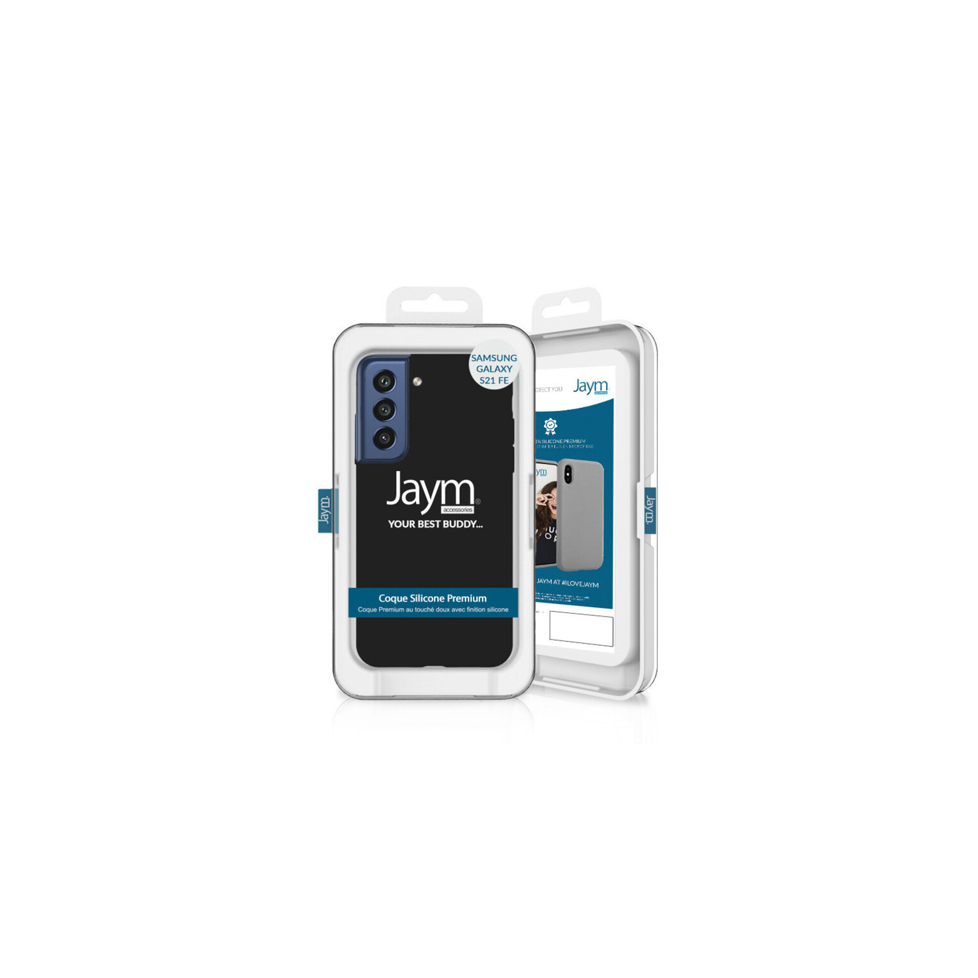 Jaym Coque Samsung Galaxy S21 FE - Noir