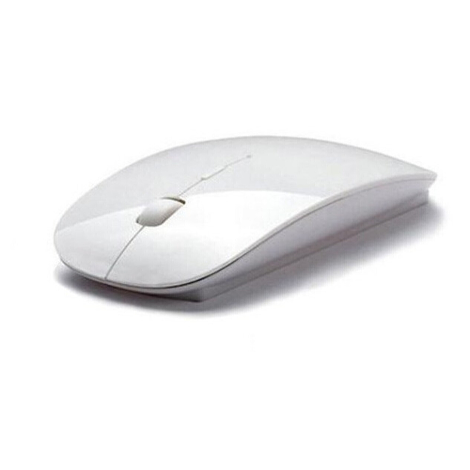 Souris Ultra Plate pour MACBOOK APPLE Sans Fil USB Universelle Capteur Optique 3 Boutons Couleurs (BLANC) - Neuf