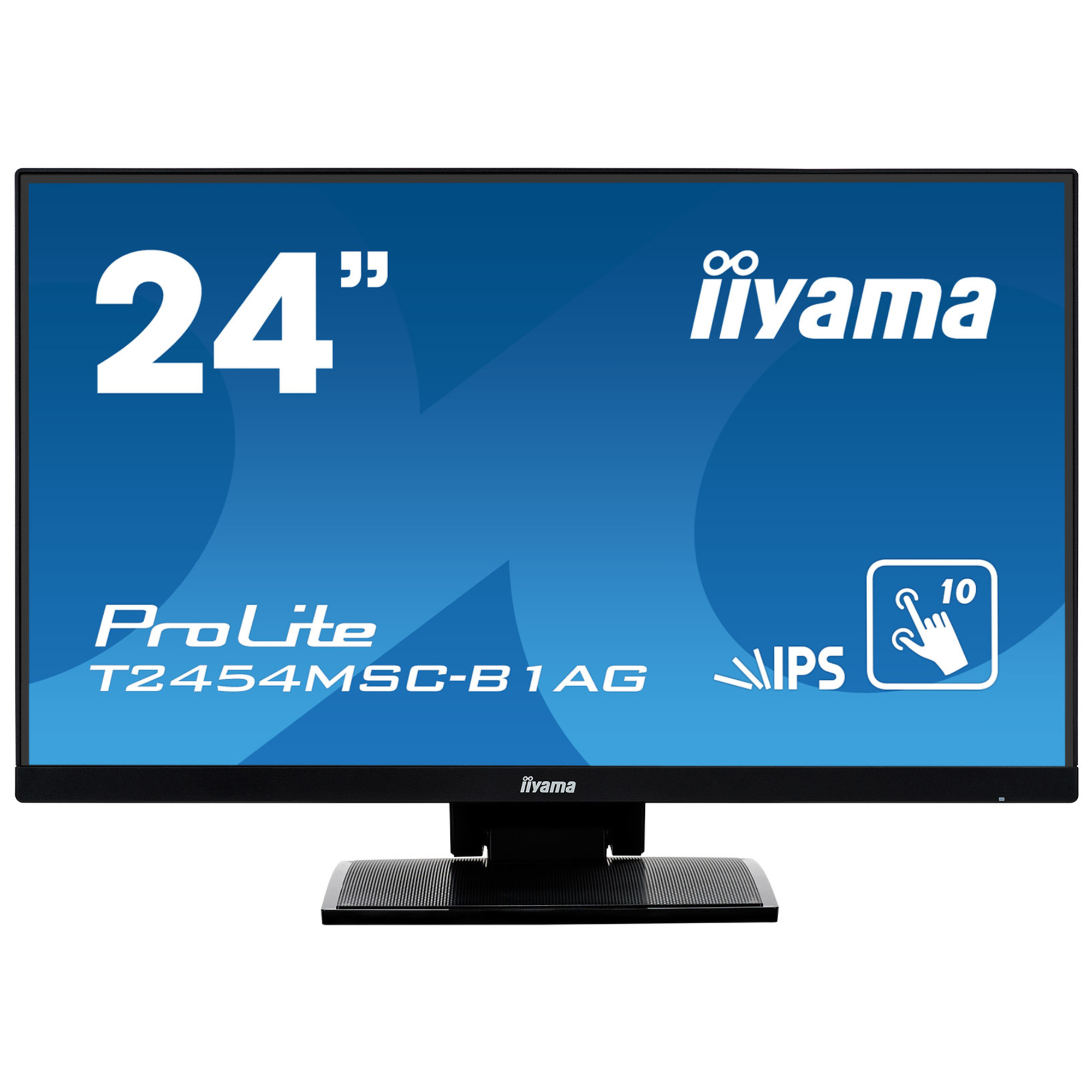 iiyama ProLite T2454MSC-B1AG écran plat de PC 60,5 cm (23.8 ) 1920 x 1080 pixels Full HD LED Écran tactile Multi-utilisateur Noir - Neuf