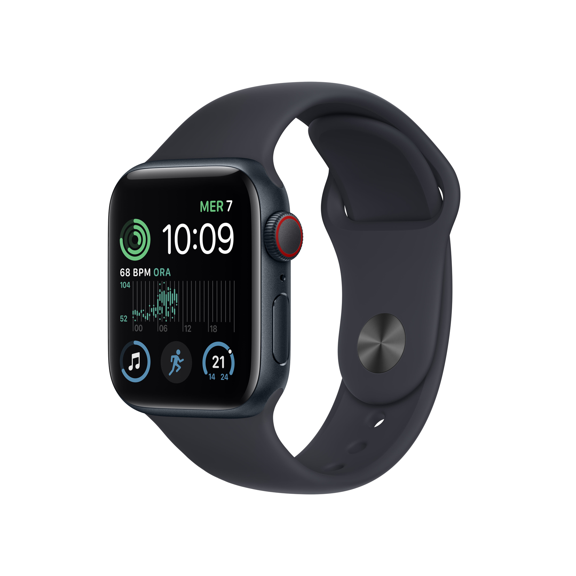 Watch SE 2022 40 mm GPS + Cellular Boîtier Aluminium