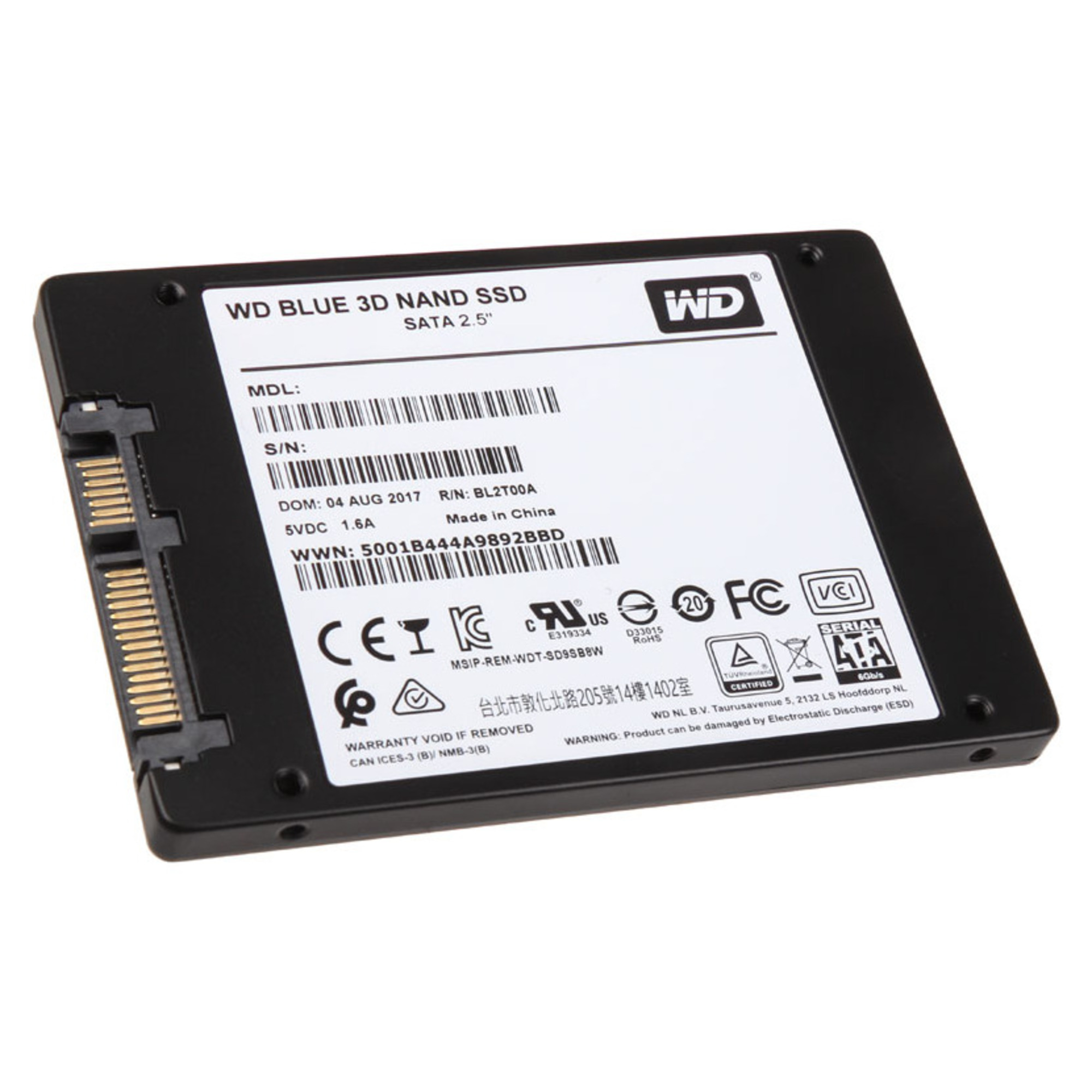 WD 250Go SATA III WDS250G2B0A - vue 4