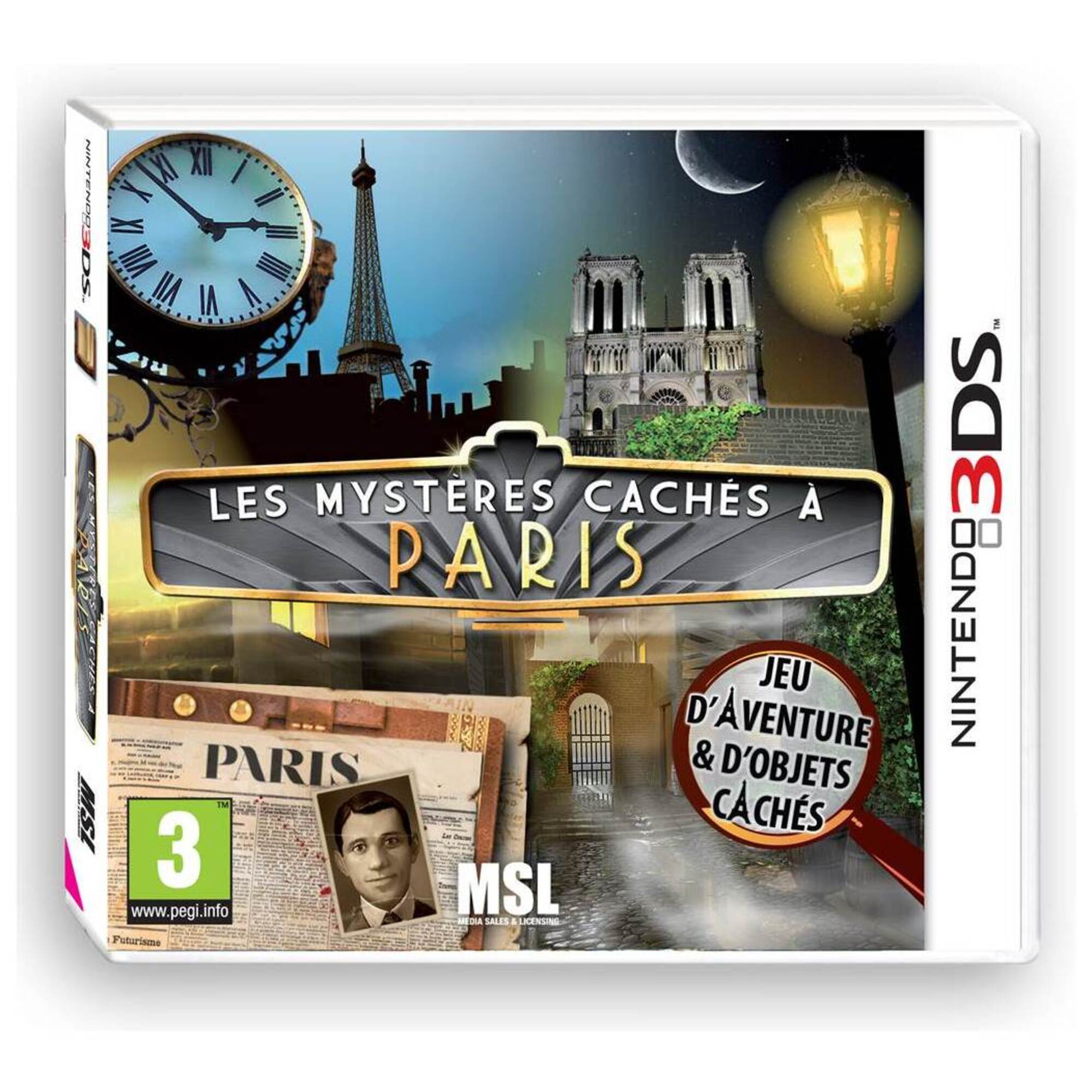 Les Mystères cachés à Paris 3DS Neuf