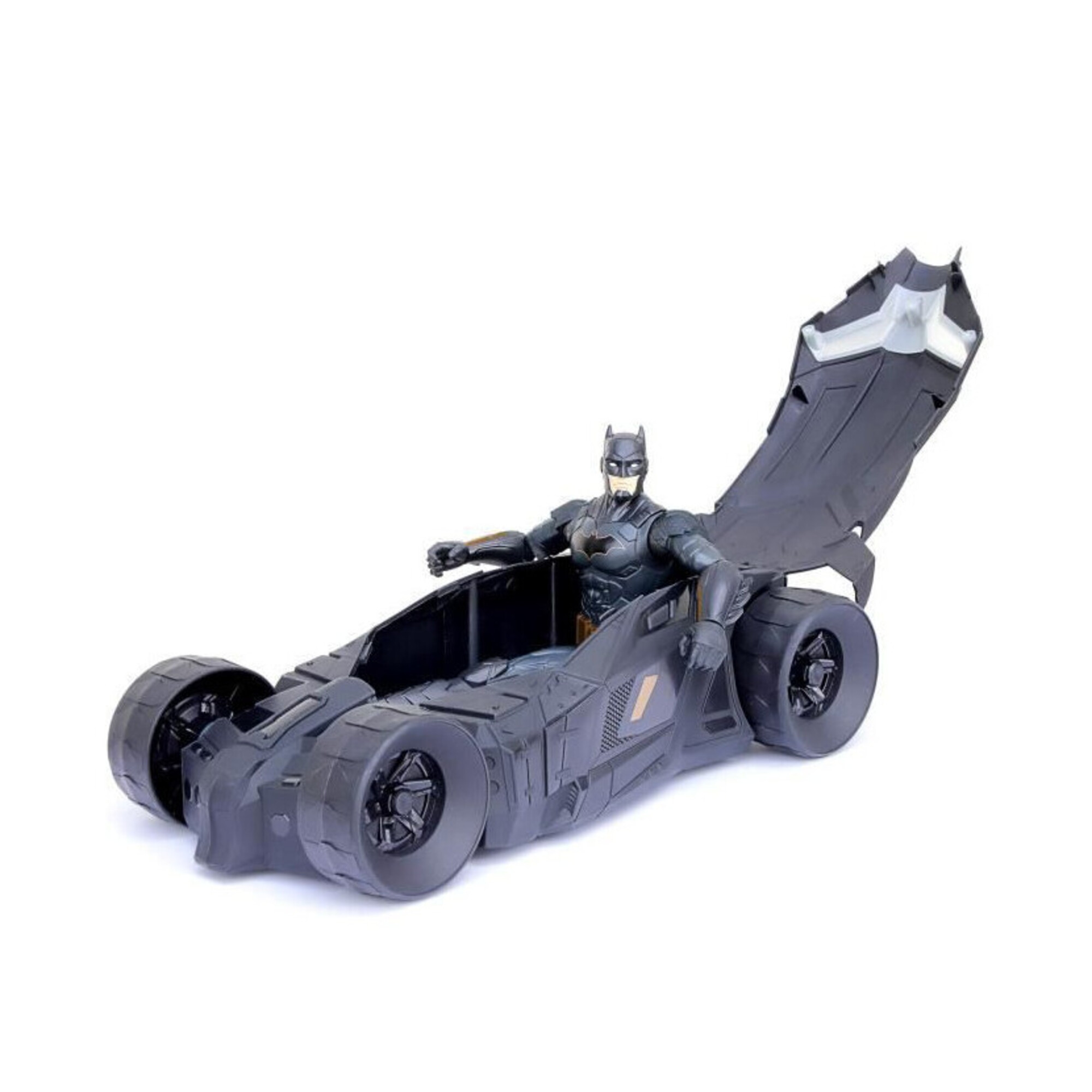 BATMAN - Voiture Batmobile + Figurine Batman 30 cm - 6064628 - Figurine d'action articulée pour enfants - Neuf