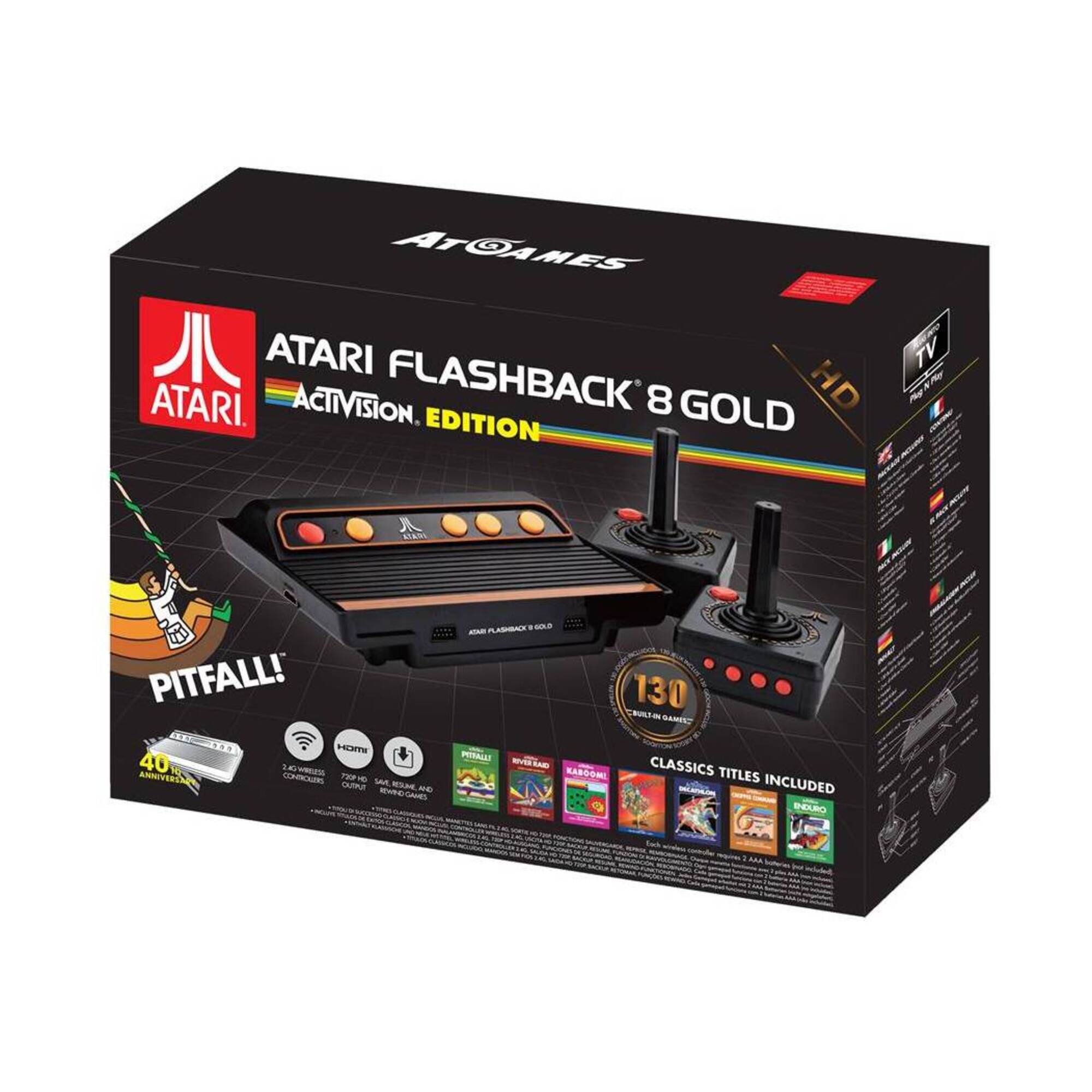 Console Retro Atari Flashback 8 HD Activision Edition - Excellent état Comme neuf - Atari reconditionné disponible sur Pixmania