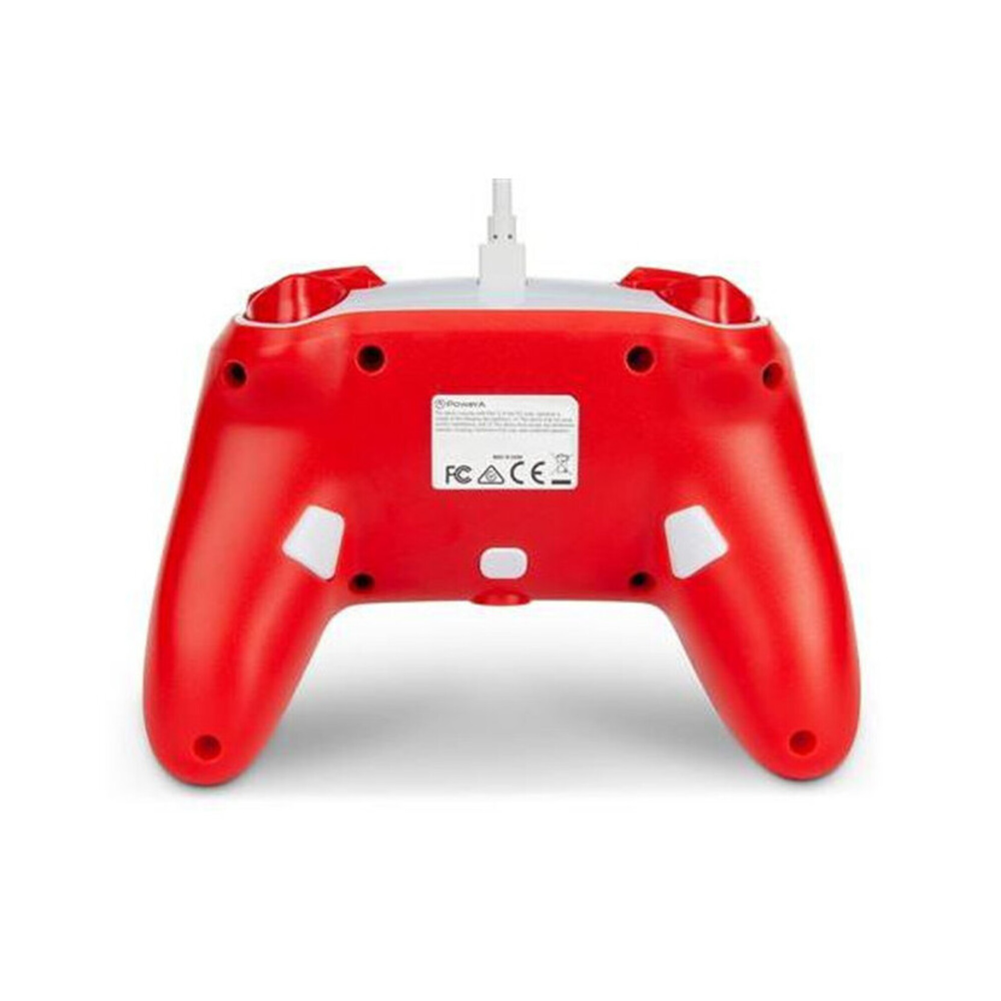 PowerA Mario Red Rouge, Blanc USB Manette de jeu Nintendo Switch - Neuf