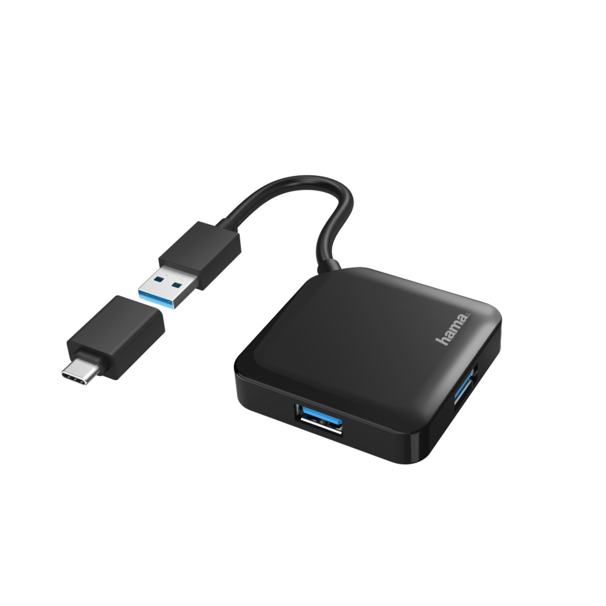 Hama 00200116 hub & concentrateur USB 3.2 Gen 1 3.1 Gen 1 Type A + Type C 5000 Mbit/ Neuf