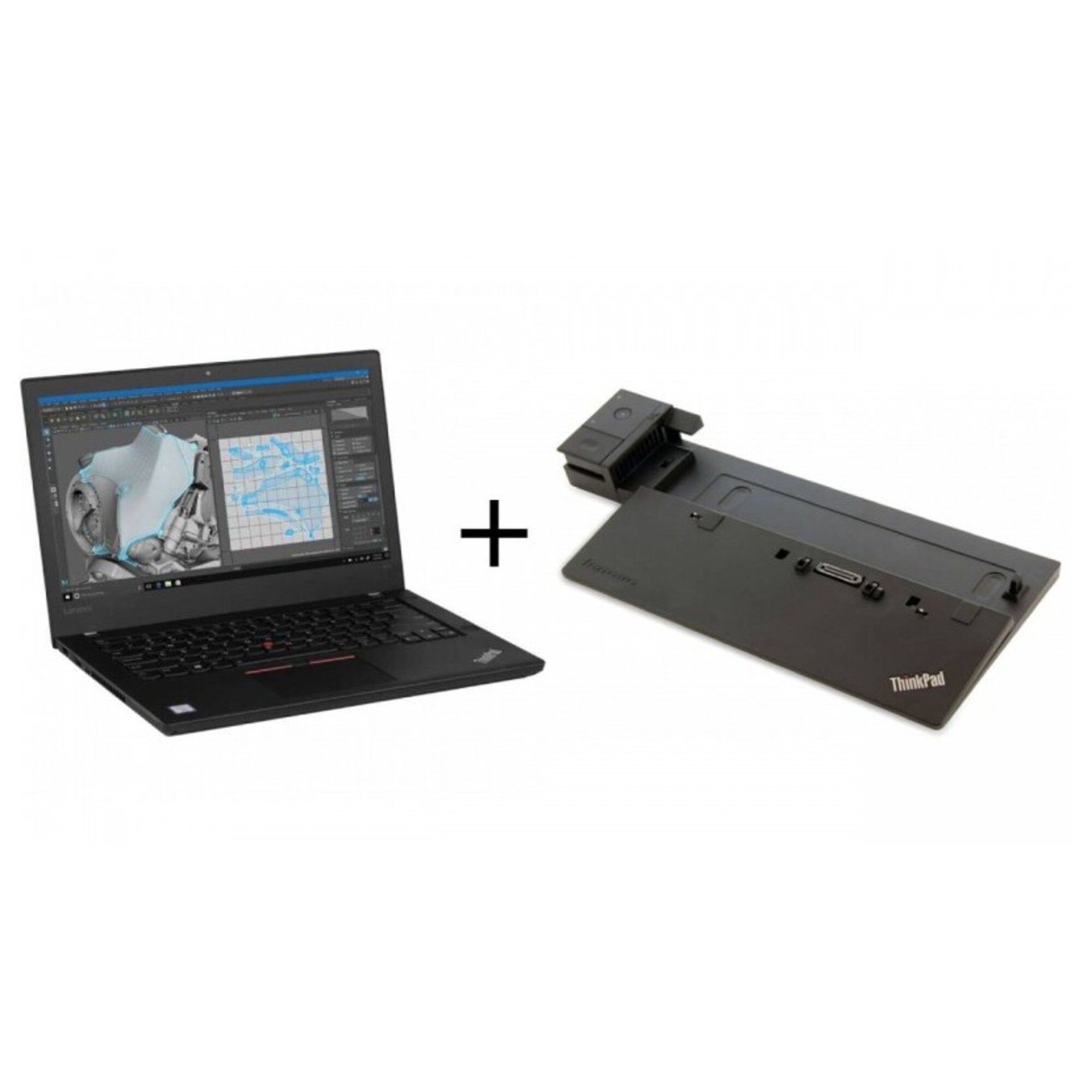 Pack Lenovo ThinkPad T470 8Go SSD + Pro Dock Type 40A1 Bon état - vue 2