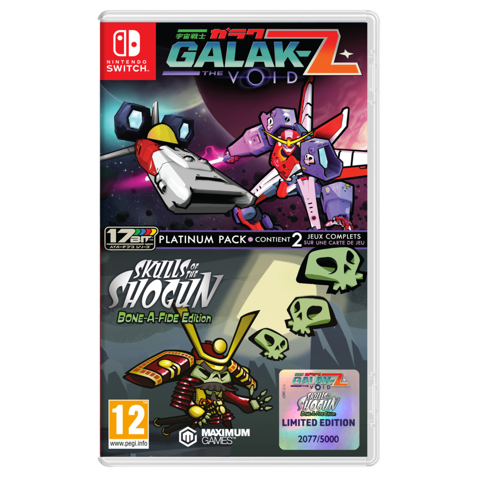 Galak-Z The Void & Skulls of the Shogun Bonafide Edition Platinum Pack Switch - Neuf