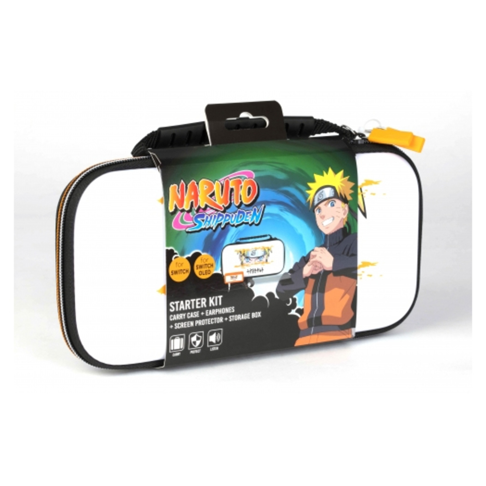 Konix Naruto Boîtier robuste Nintendo EVA Acétate de vinyle d'éthylène Neuf - vue 3
