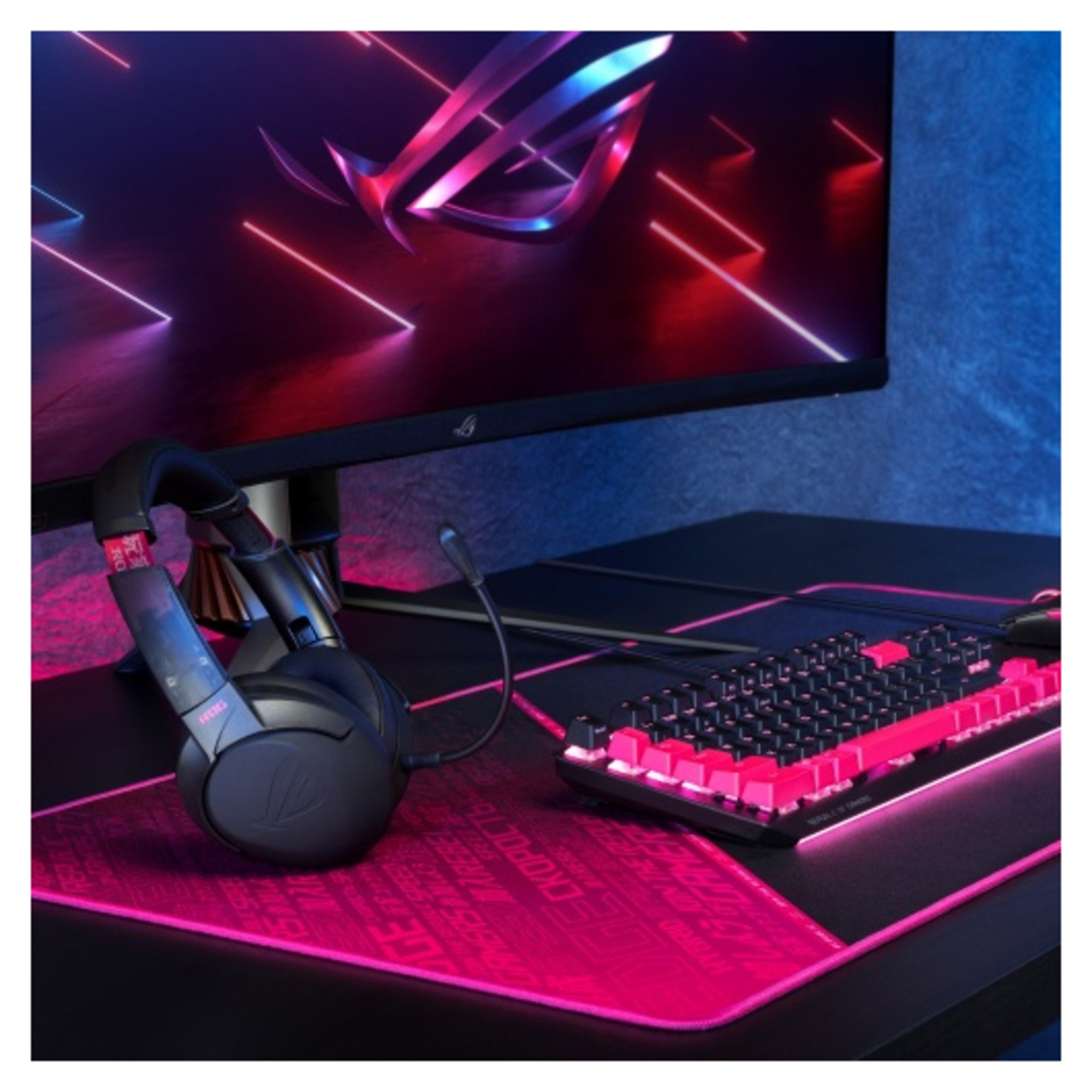 ASUS ROG Strix Go 2.4 Electro Punk Casque Avec fil &sans fil Arceau Jouer Bluetooth Noir - Neuf