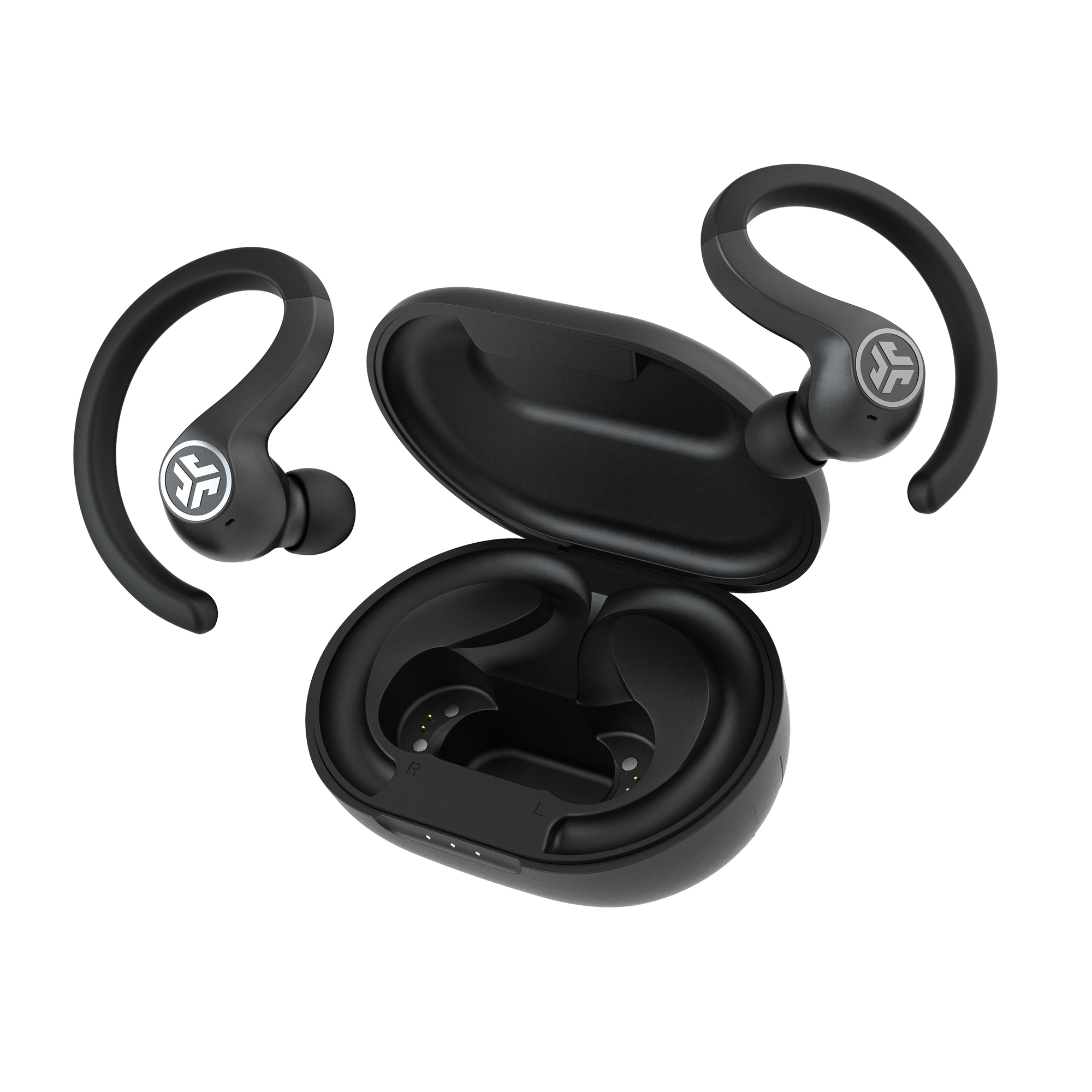 JLab JBuds Air Sport True Wireless Écouteurs True Wireless Stereo (TWS) Crochets auriculaires Appels/Musique Bluetooth Noir - Neuf
