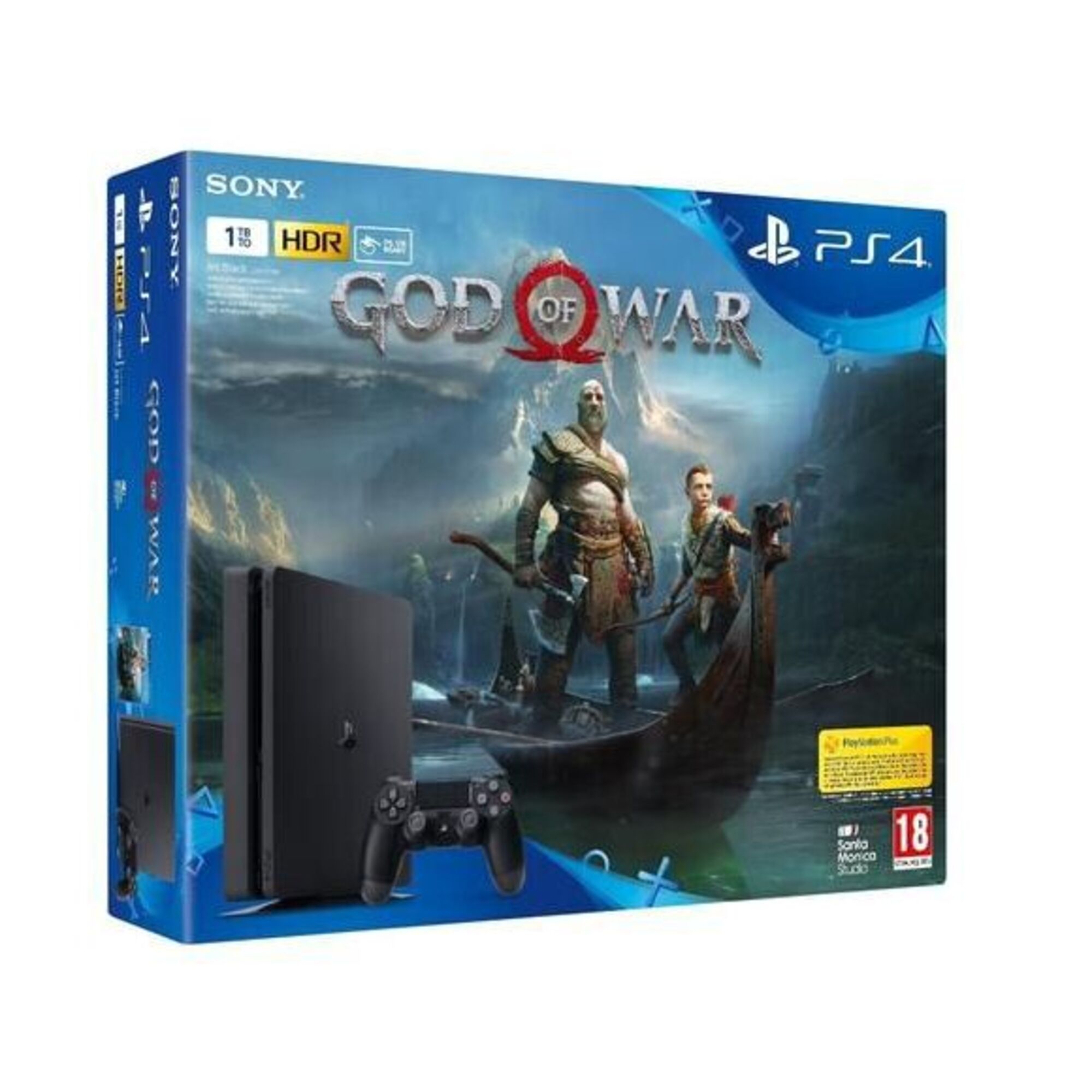 PS4 Slim 1 To + God of war - Très bon état