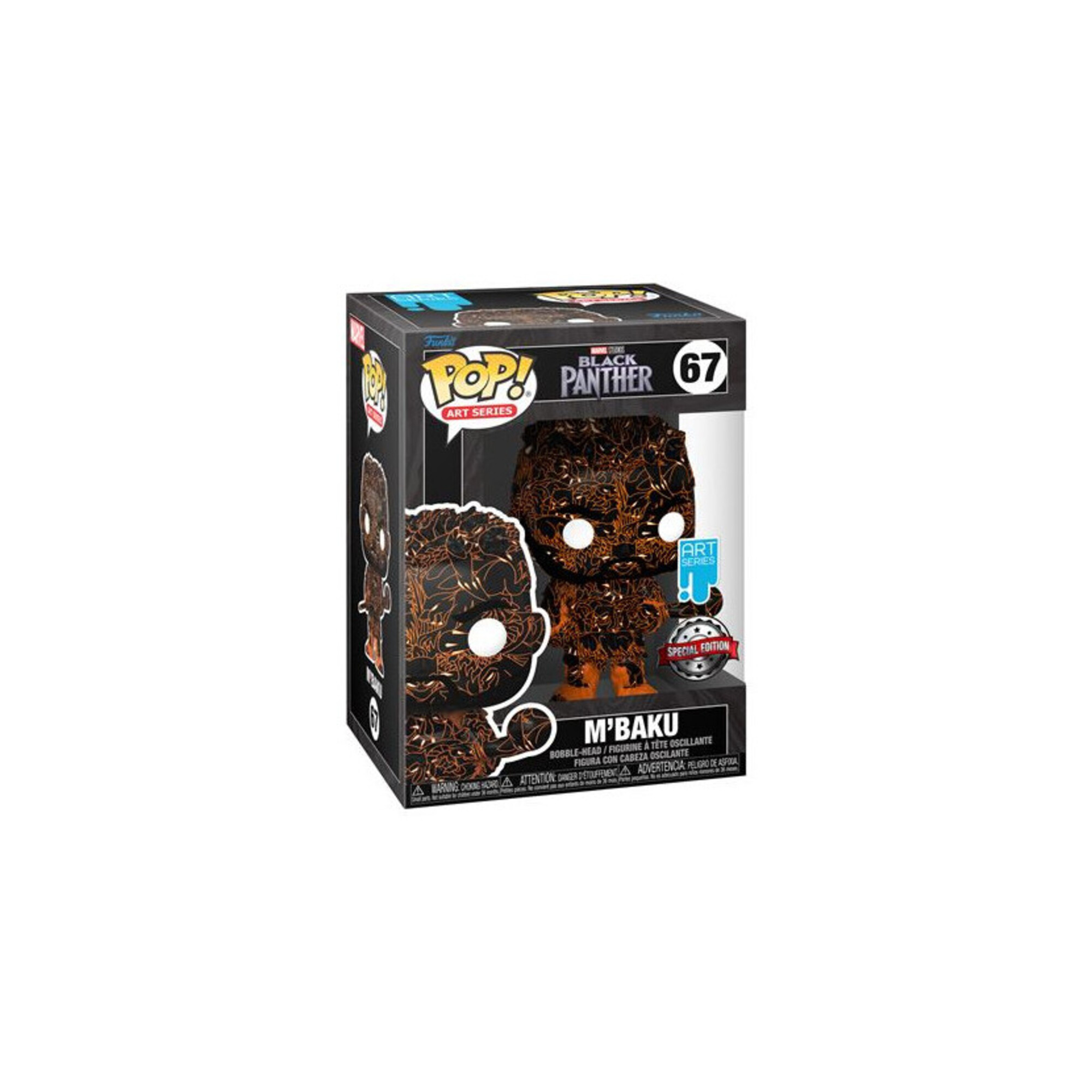 Figurine Funko Pop Artist Series Black Panther M Baku - Neuf