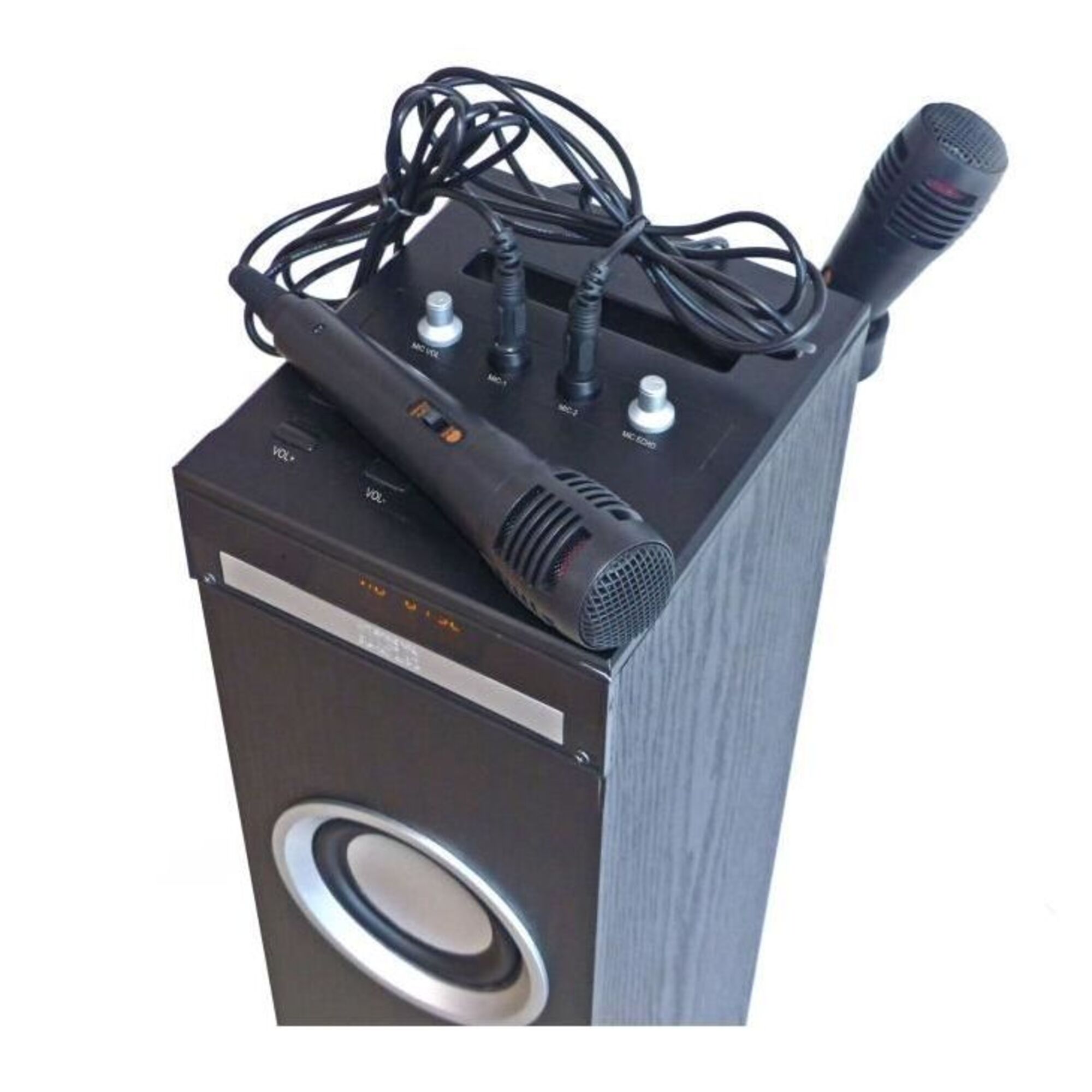 Inovalley HP49CD Tour de son Bluetooth Lecteur CD et fonction Karaoké Radio FM Port USB Entrée aux in - vue 3