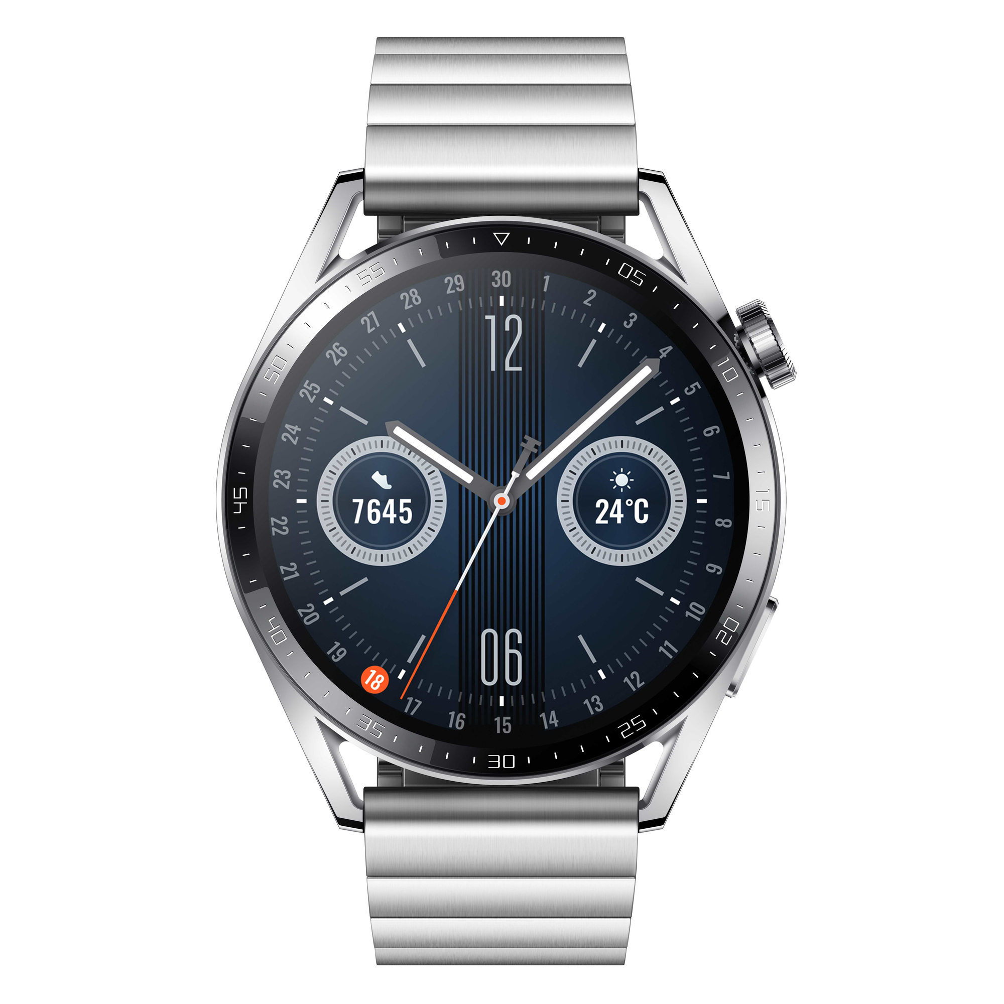 Huawei WATCH GT 3 3 63 cm 1.43 AMOLED 46 mm Numérique 466 x 466 pixels Écran tactile Acier inoxydable GPS satellite Neuf - vue 2