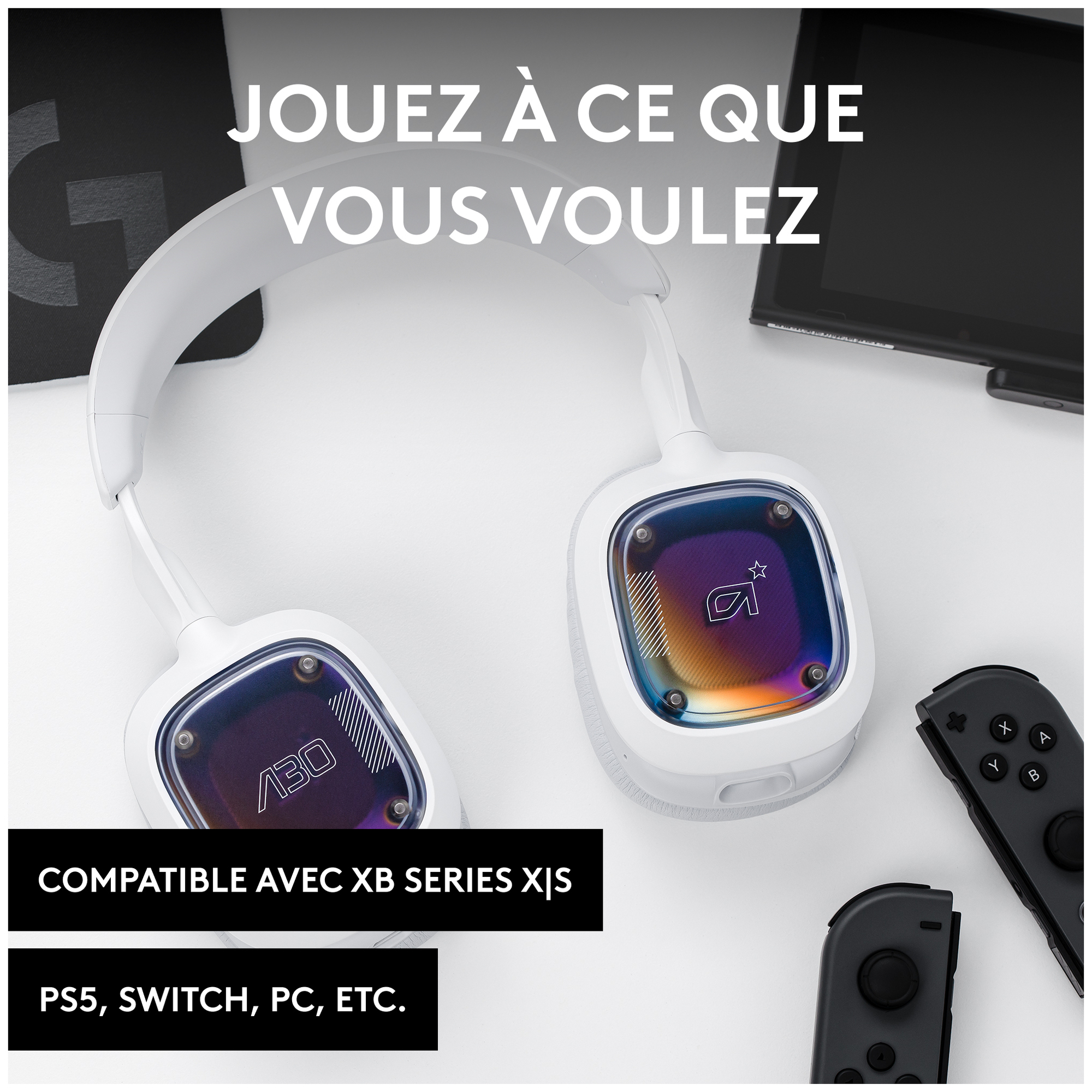 ASTRO Gaming A30 Casque Avec fil &sans fil Arceau Jouer Bluetooth Blanc - Neuf