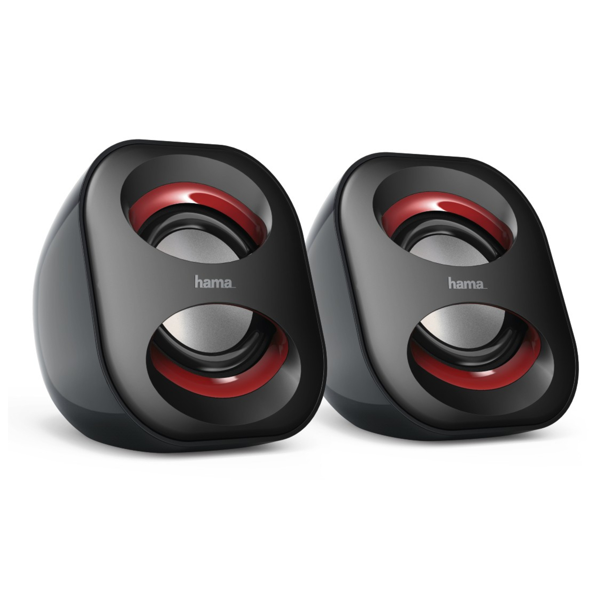 Enceintes Hama Sonic Mobil 183 – Système Stéréo 2.0, Alimentées USB, 3 W