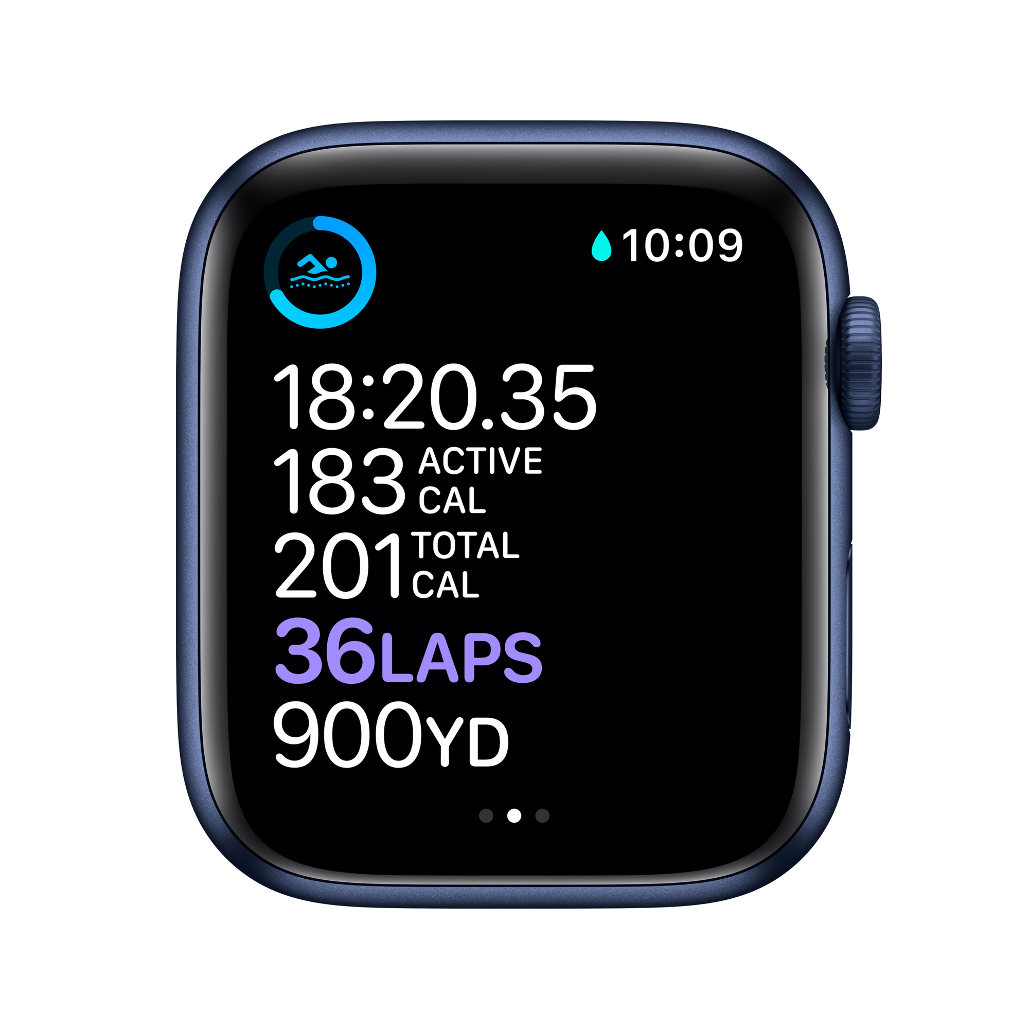 Apple Watch Series 6 OLED 44 mm Numérique 368 x 448 pixels Écran tactile Wifi GPS satellite Bon état - vue 2