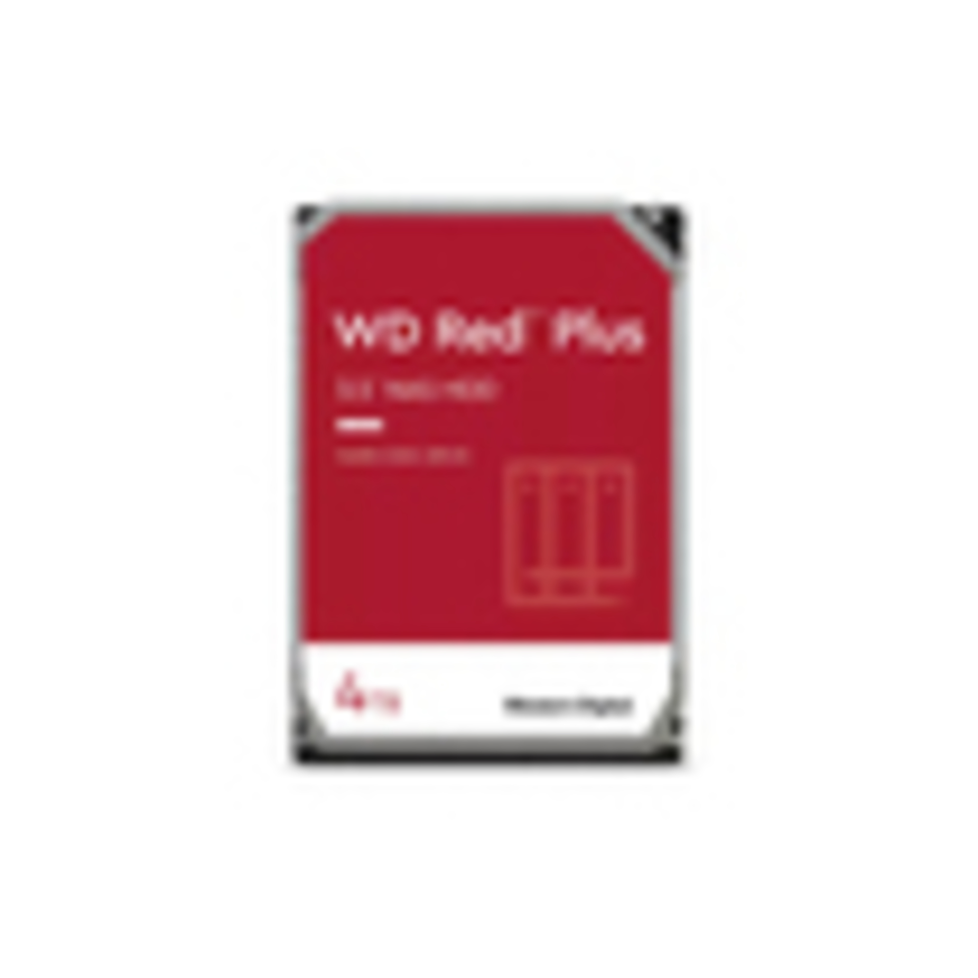 Western Digital Red Plus WD40EFPX disque dur 4 To 5400 tr/min 256 Mo 3.5  Série ATA III - Neuf