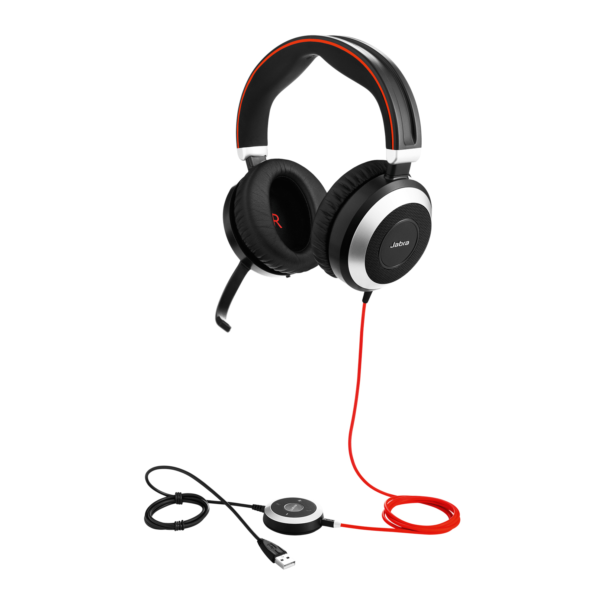 Jabra Evolve 80 UC Stereo Casque Avec fil Arceau BureauCentre d'appels Bluetooth Neuf - vue 2