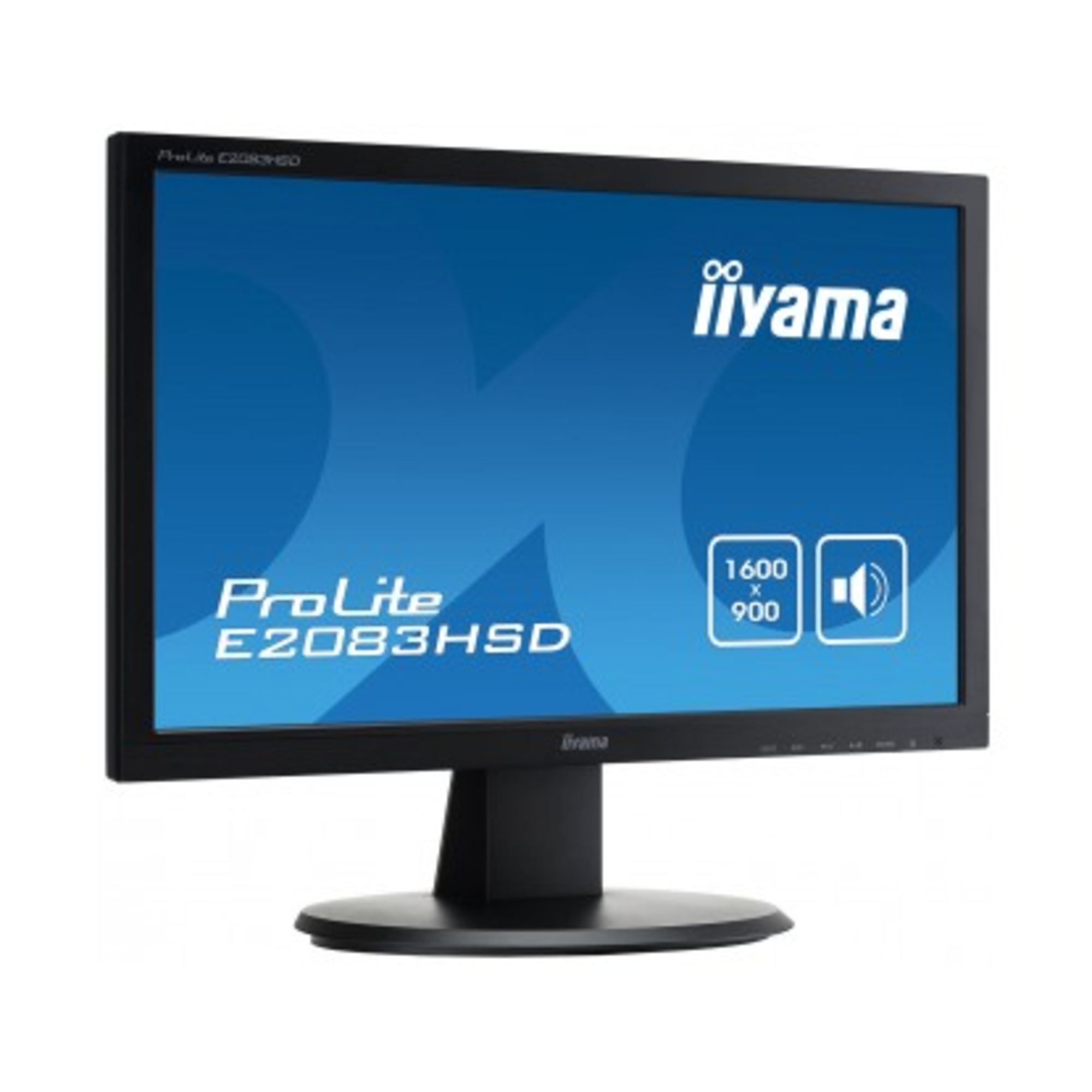 iiyama ProLite E2083HSD-B1 LED display 49,5 cm (19.5 ) 1600 x 900 pixels HD+ Noir - Neuf