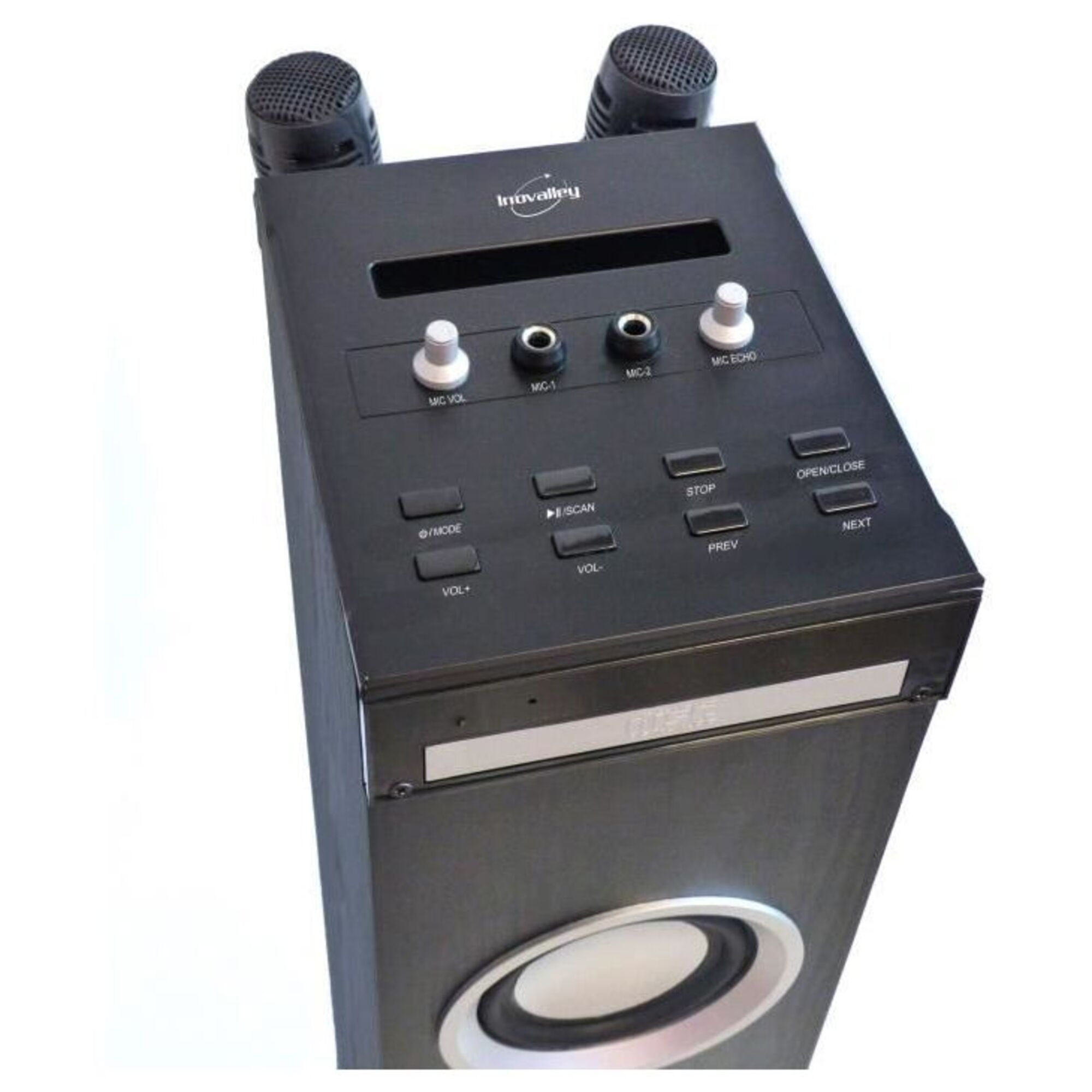 Inovalley HP49CD Tour de son Bluetooth Lecteur CD et fonction Karaoké Radio FM Port USB Entrée aux in - vue 4