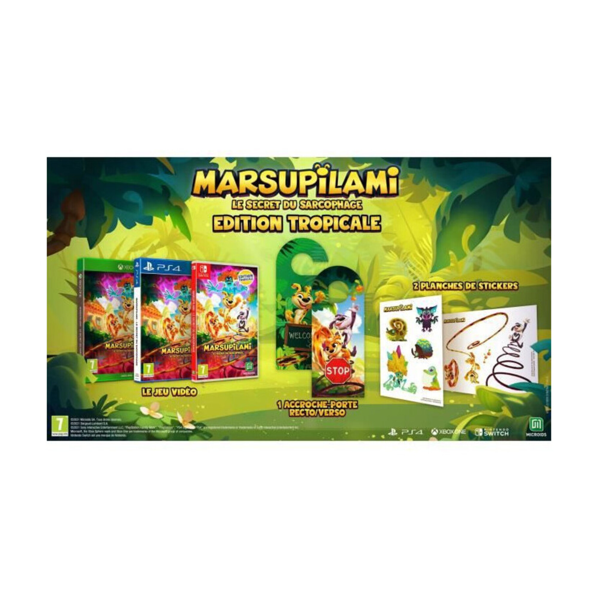 MARSUPILAMI : Le secret du sarcophage - Edition Tropicale Jeu PS4 - Neuf