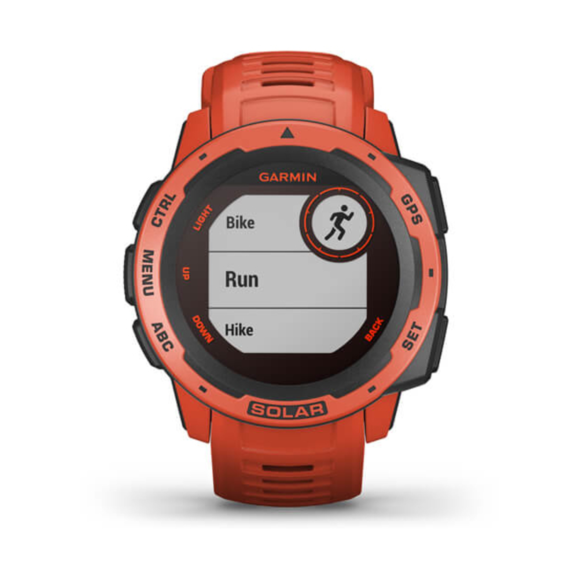 Montre GPS solaire robuste GARMIN Instinct Solar Orchidée Ecran à deux fenêtres 0 9 x 0 9 23 x 23 mm - vue 4