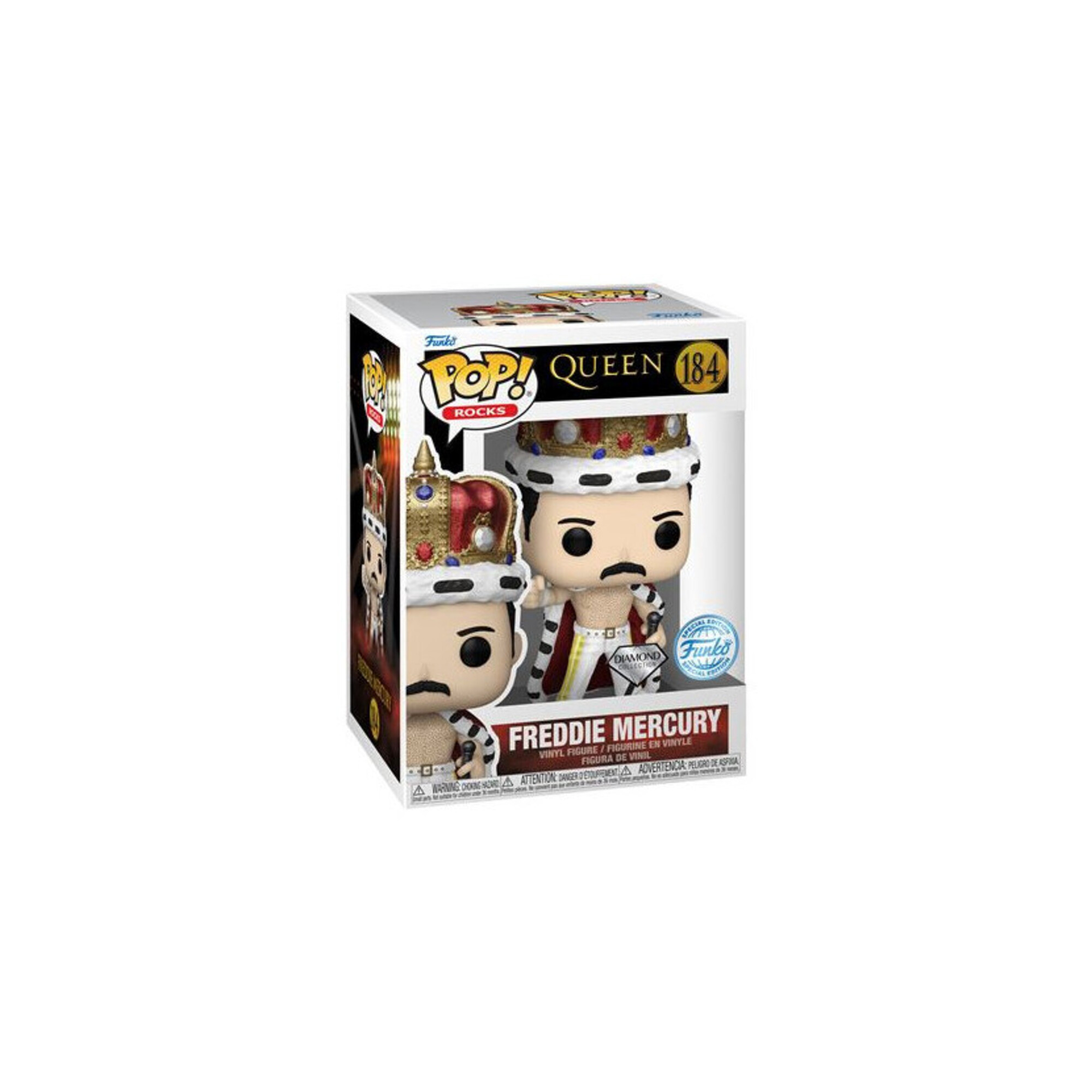 Figurine Funko Pop Rocks Queen Freddie Mercury King - Neuf