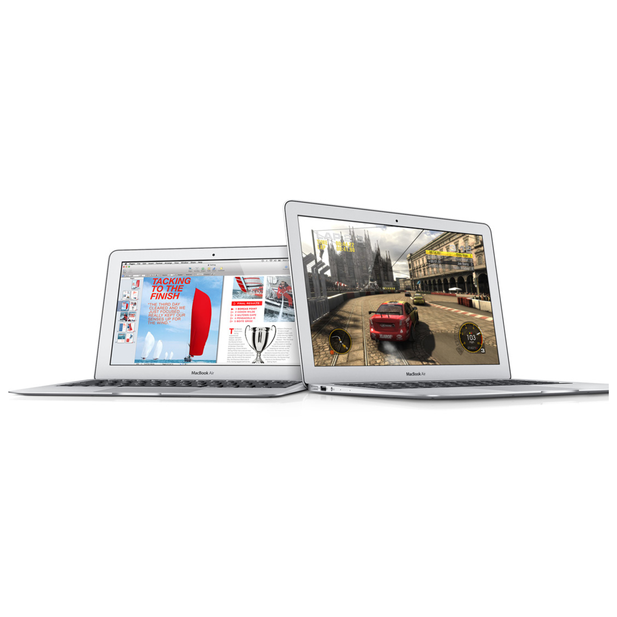 MacBook Air Core i5 (2013) 13.3', 1.3 GHz 128 Go 4 Go Intel HD Graphics 5000, Argent - AZERTY - Excellent état