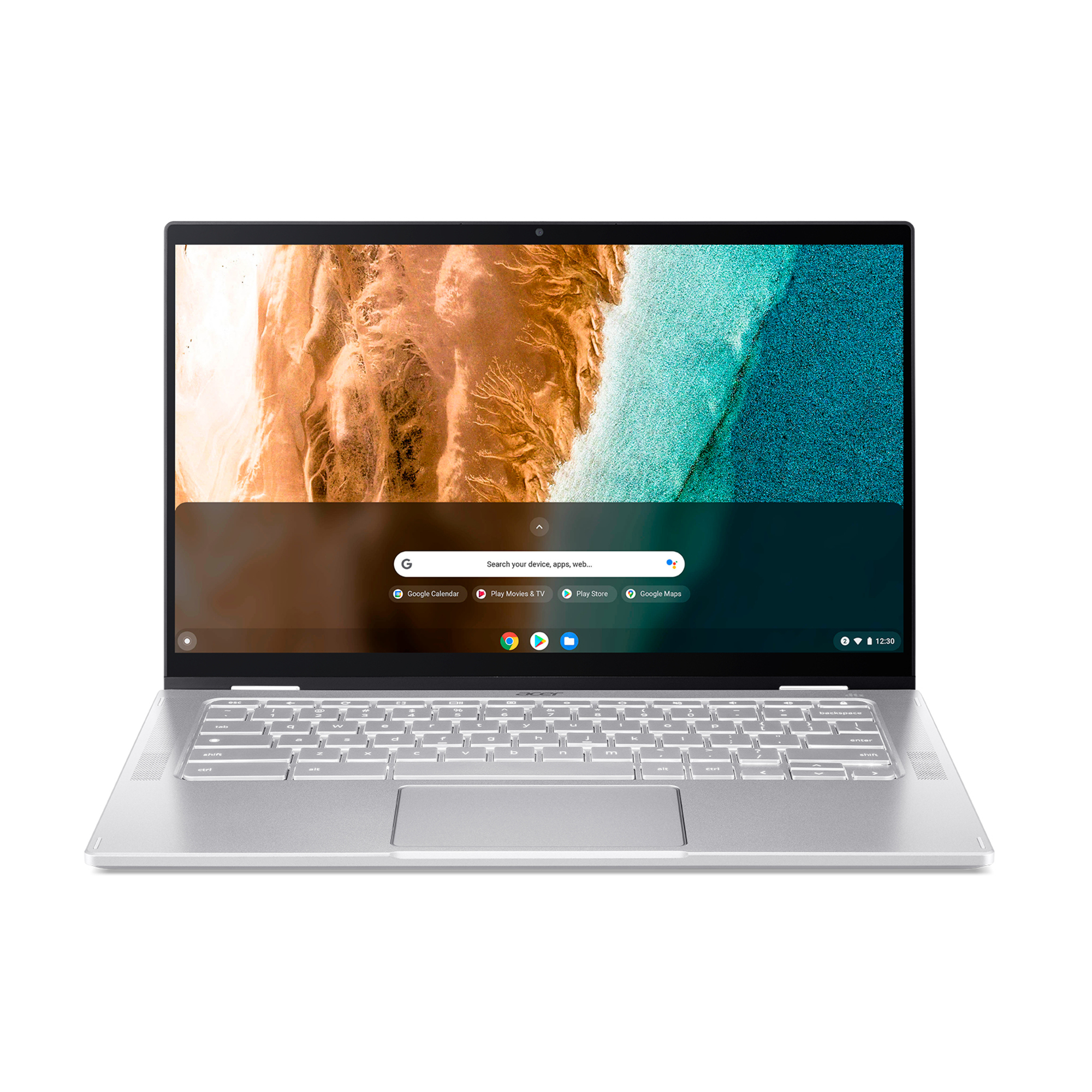 Acer Chromebook Spin 514 Cp514-2H-31Yz I3-1110G4 35,6 Cm (14 ) Écran Tactile Full Hd Intel® Core™ I3 8 Go Lpddr4X-Sdram 128Go SSD Wi-Fi 6 (802.11Ax) Chromeos Argent - Bon État